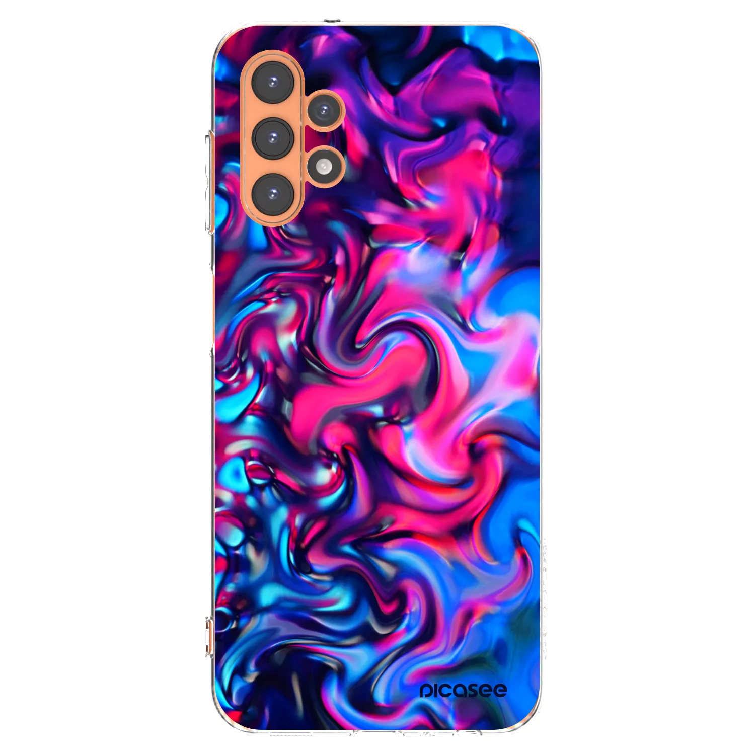 Picasee silikónový prehľadný obal pre Samsung Galaxy A13 4G A135 - Redlight