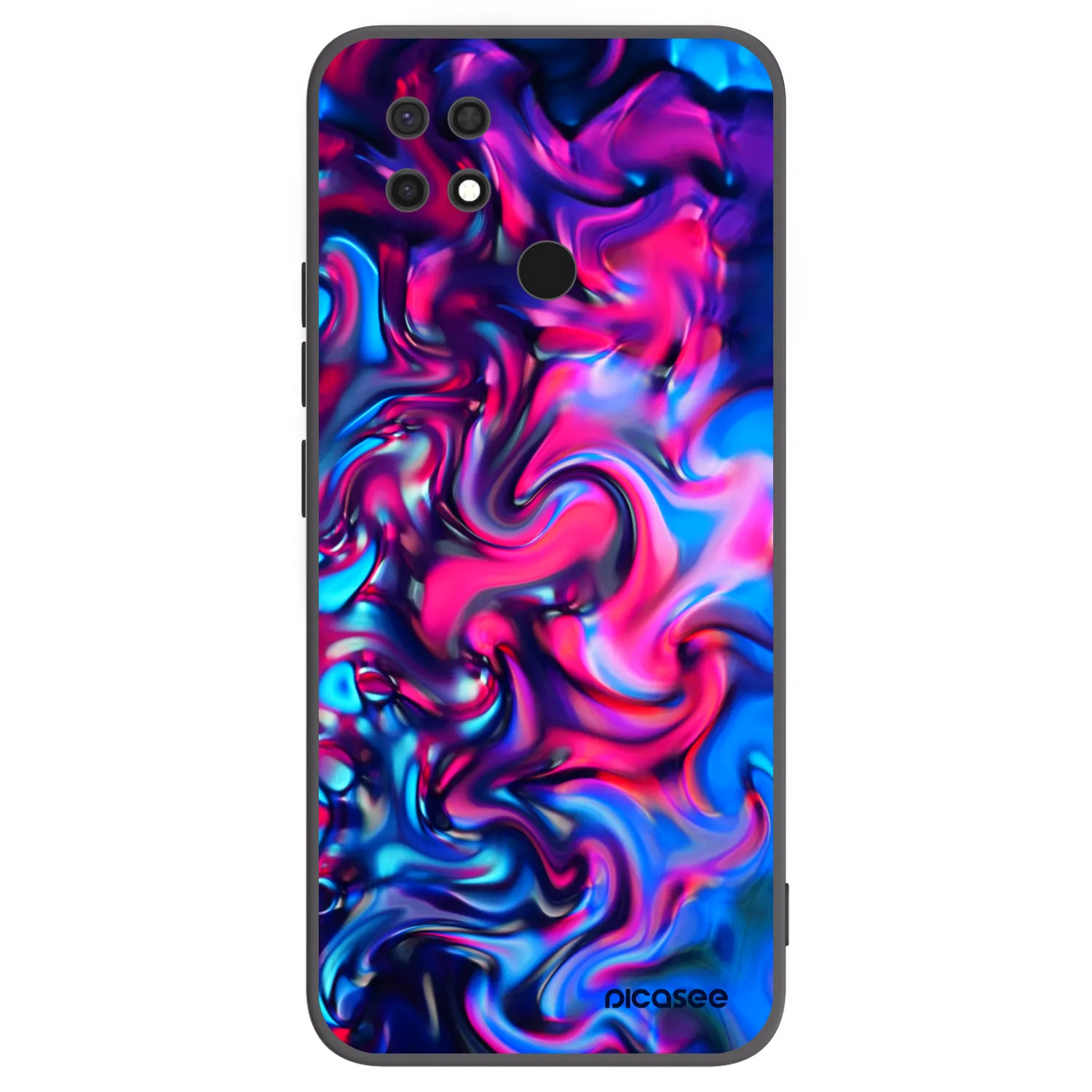 Picasee silikónový čierny obal pre Xiaomi Redmi 10C - Redlight