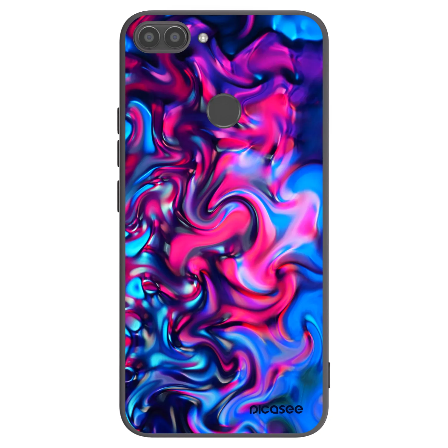 Picasee silikónový čierny obal pre Huawei P Smart - Redlight