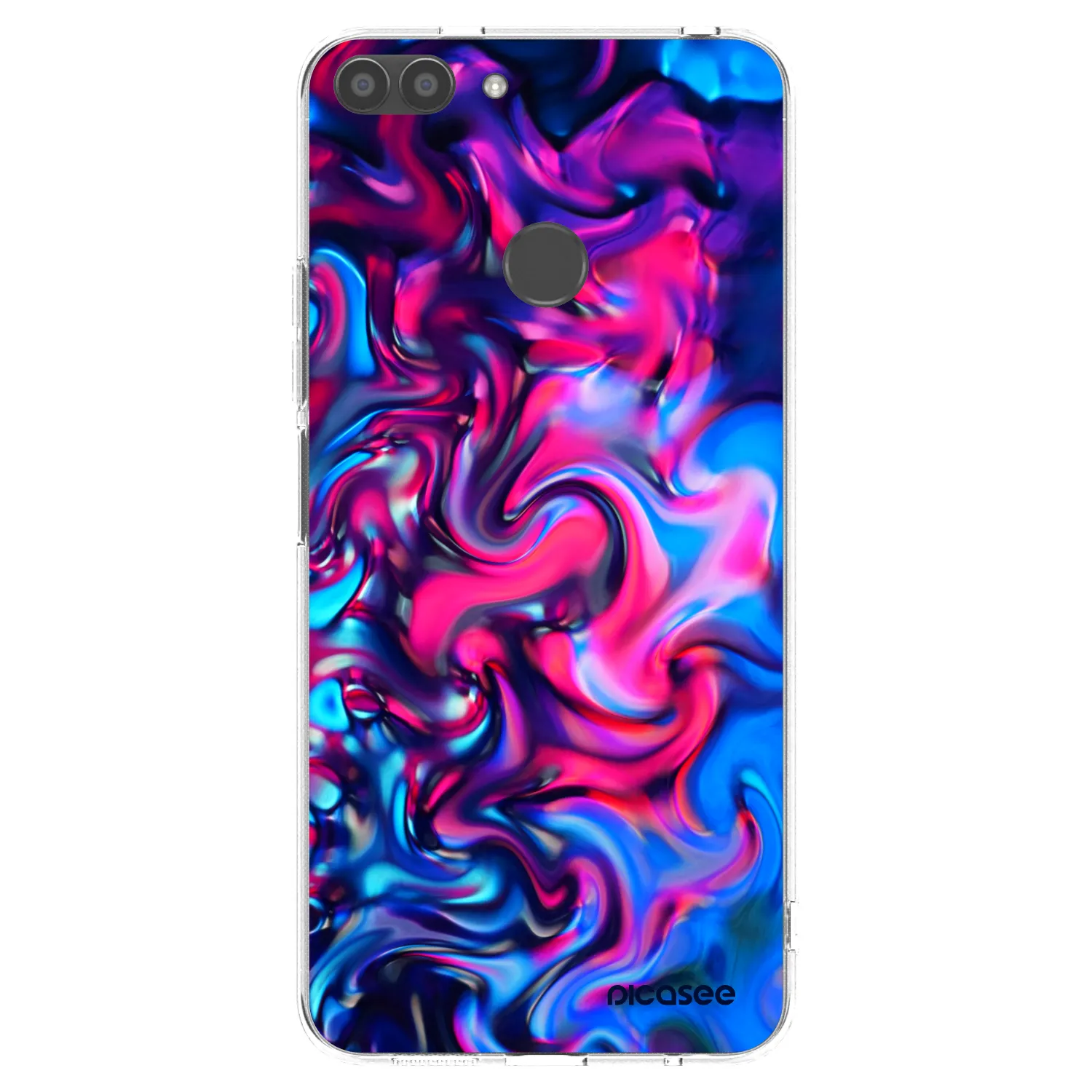 Picasee silikónový prehľadný obal pre Huawei P Smart - Redlight