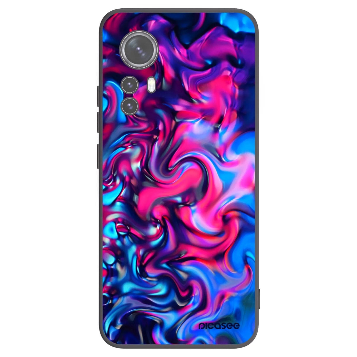 Picasee silikónový čierny obal pre Xiaomi 12X - Redlight