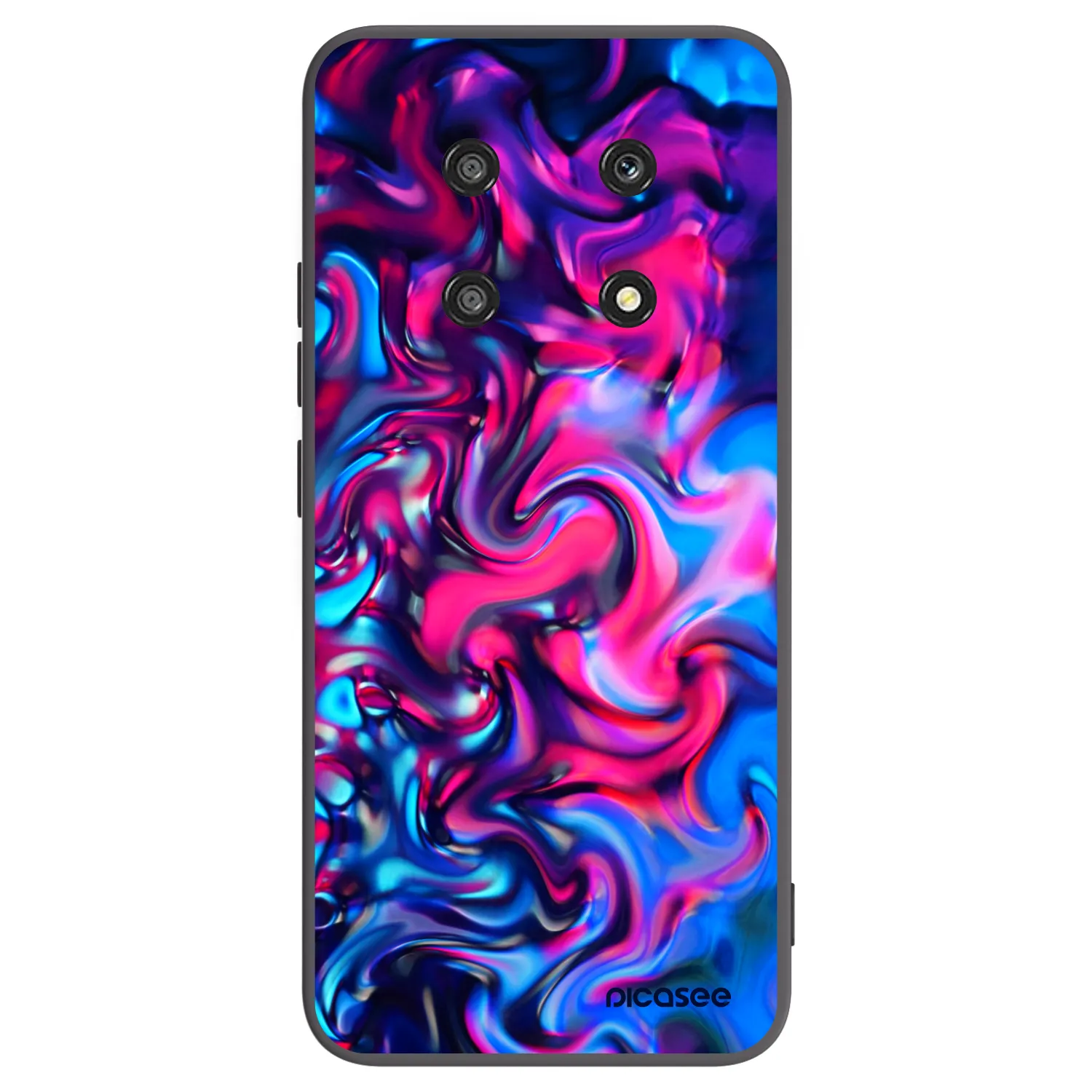 Picasee silikónový čierny obal pre Honor Magic4 Lite 5G - Redlight