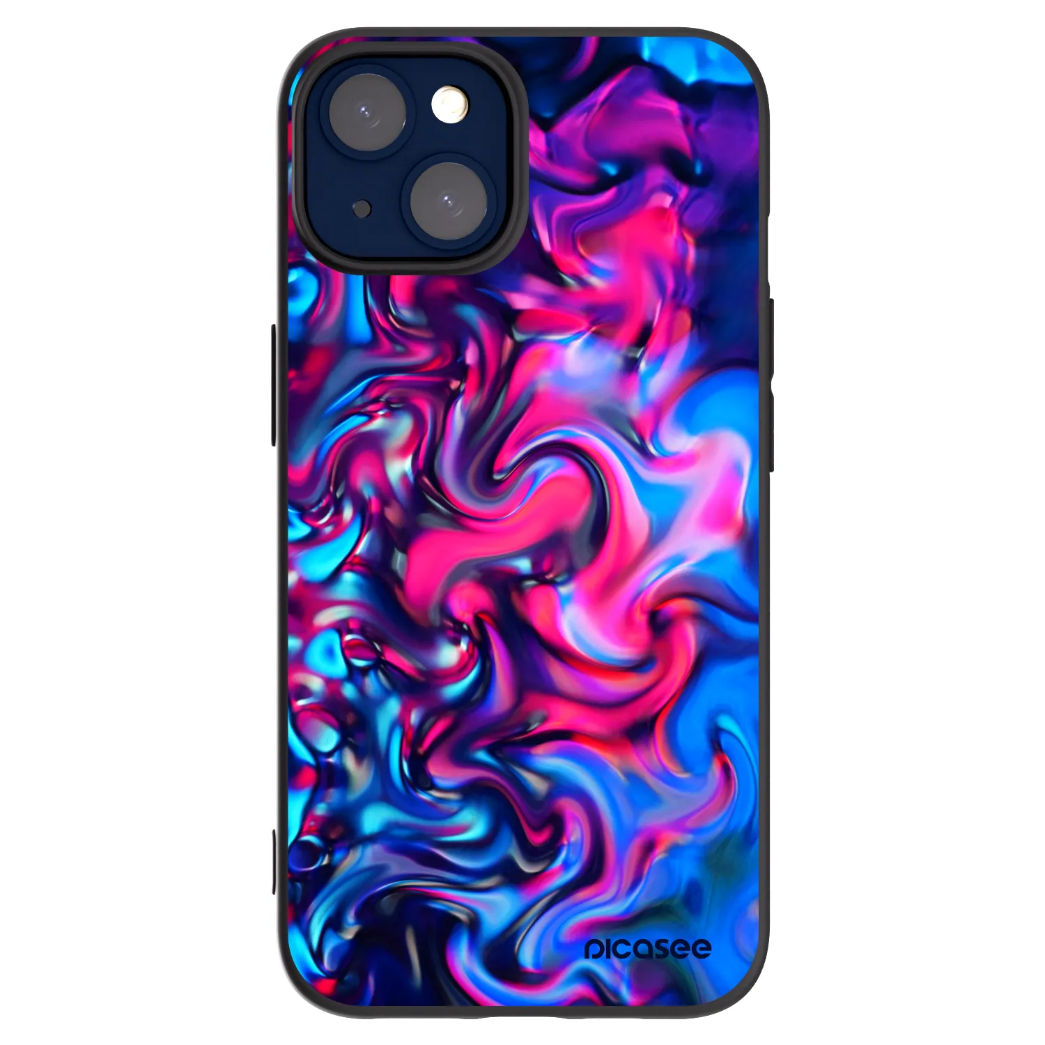 Silikónový čierny obal pre Apple iPhone 14 - Redlight