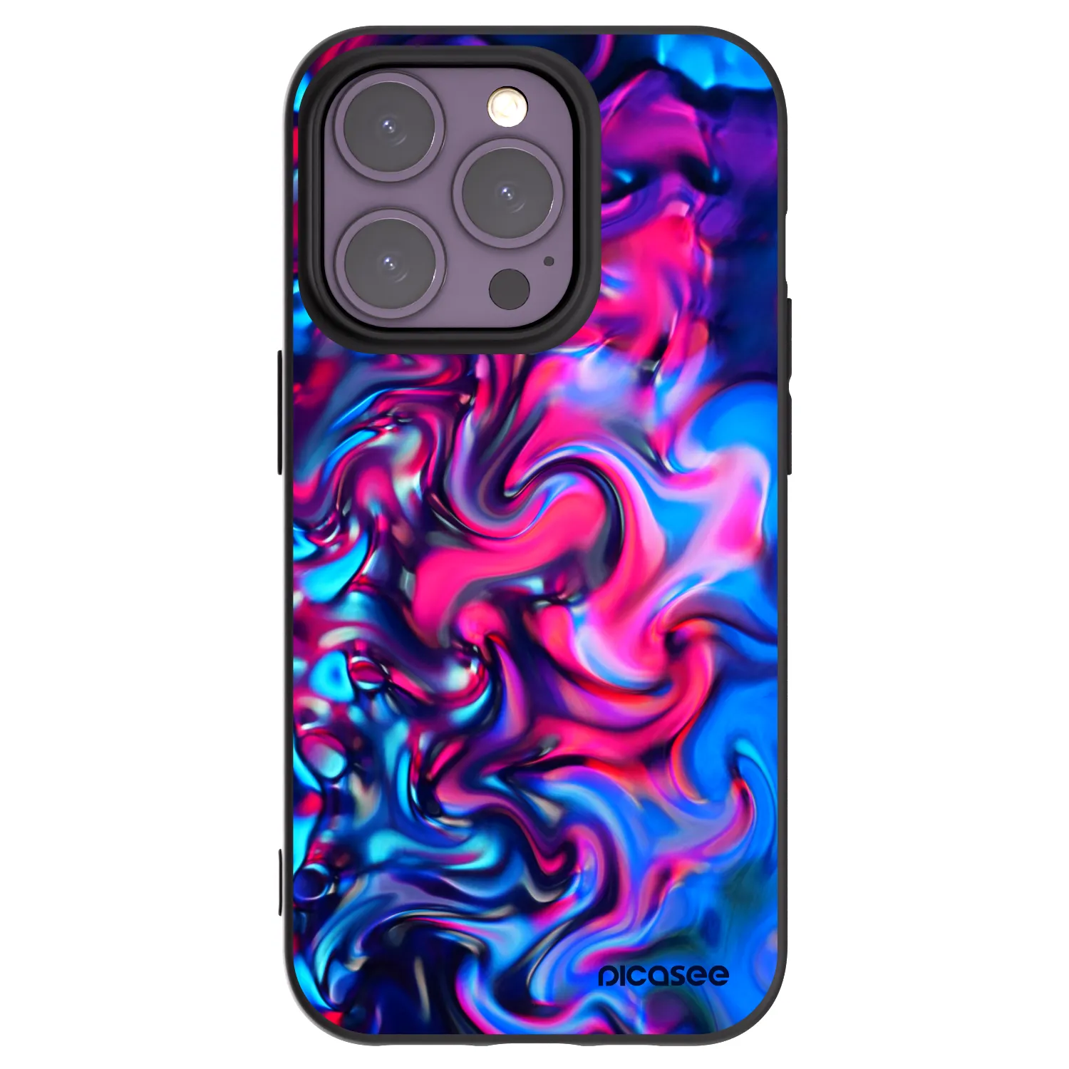 Silikónový čierny obal pre Apple iPhone 14 Pro - Redlight