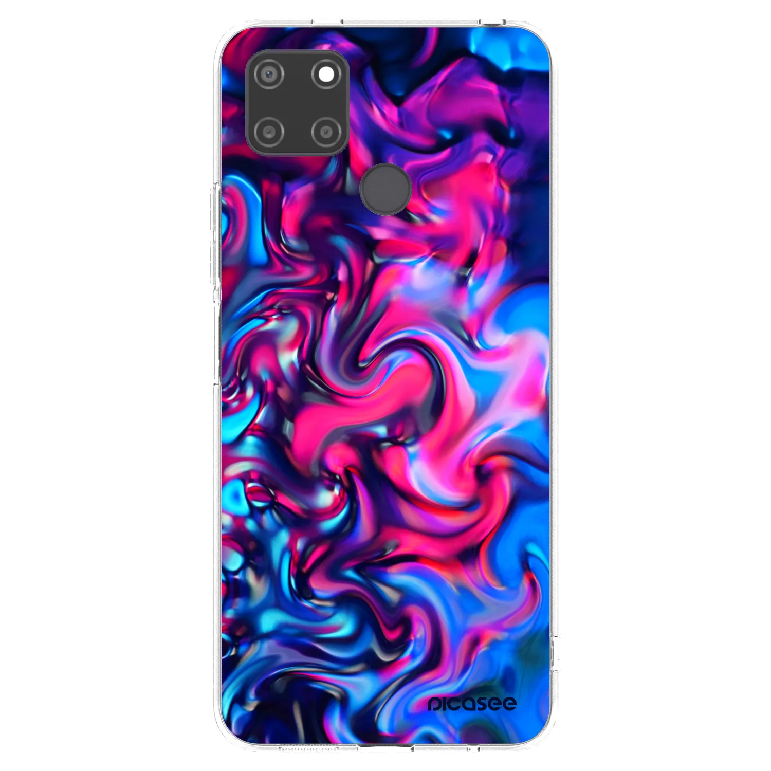 Picasee silikónový prehľadný obal pre Realme C21Y - Redlight