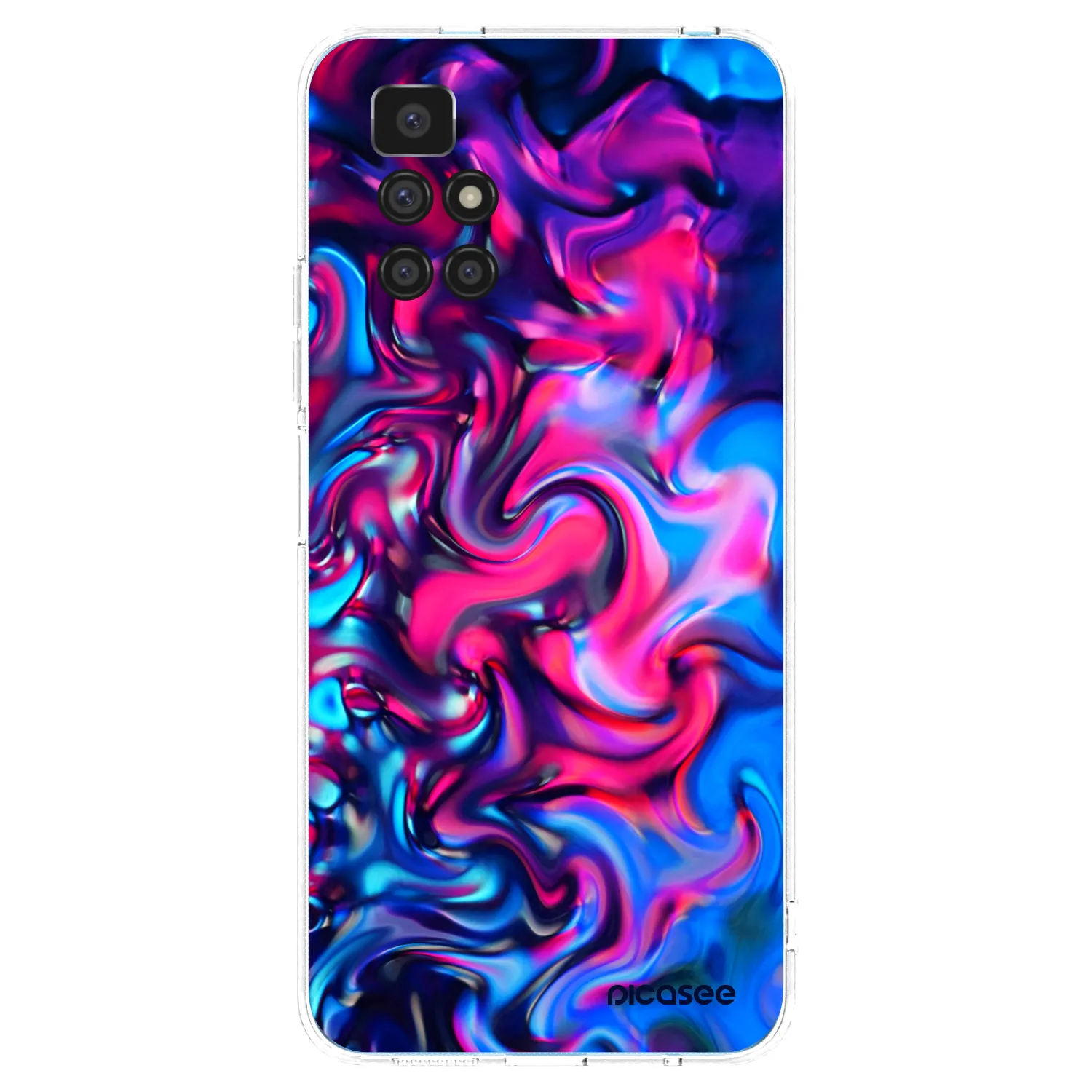 Silikónový prehľadný obal pre Xiaomi Redmi 10 (2022) - Redlight