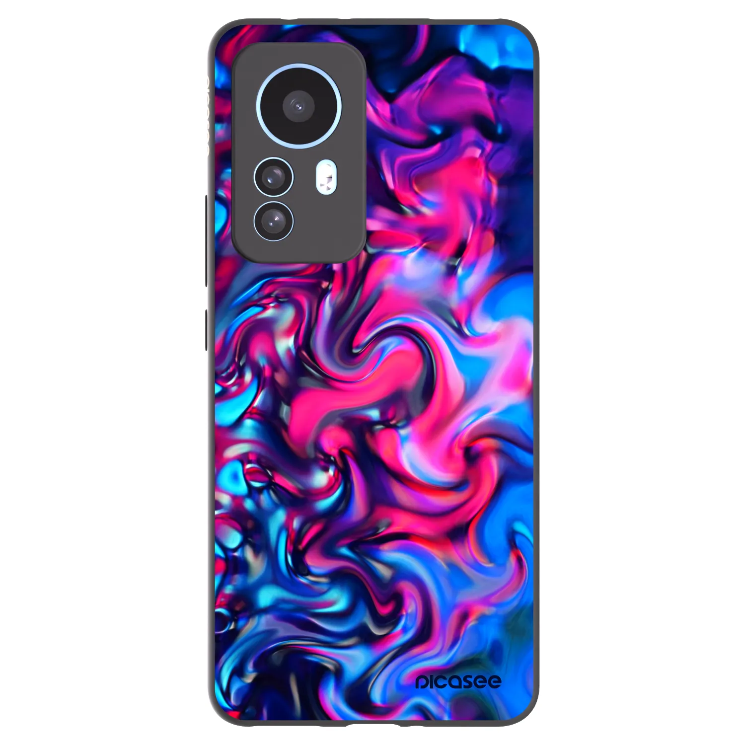 Picasee silikónový čierny obal pre Xiaomi 12T - Redlight