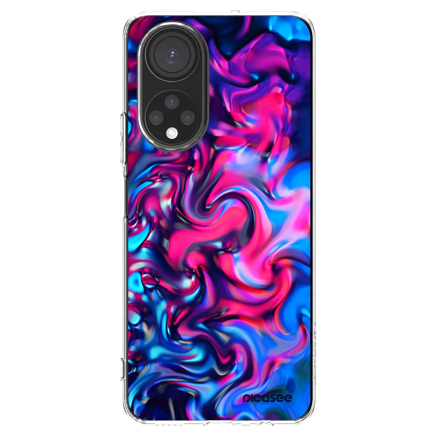 Picasee silikónový prehľadný obal pre Honor X7 - Redlight