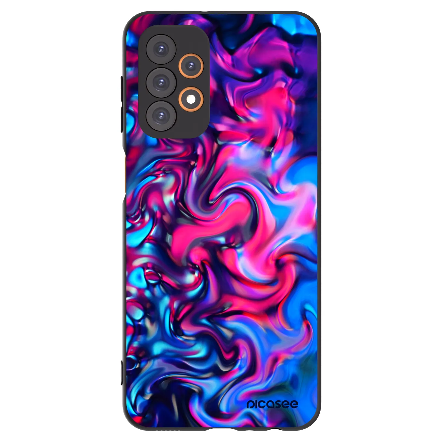 Picasee silikónový čierny obal pre Samsung Galaxy A23 A235F 4G - Redlight