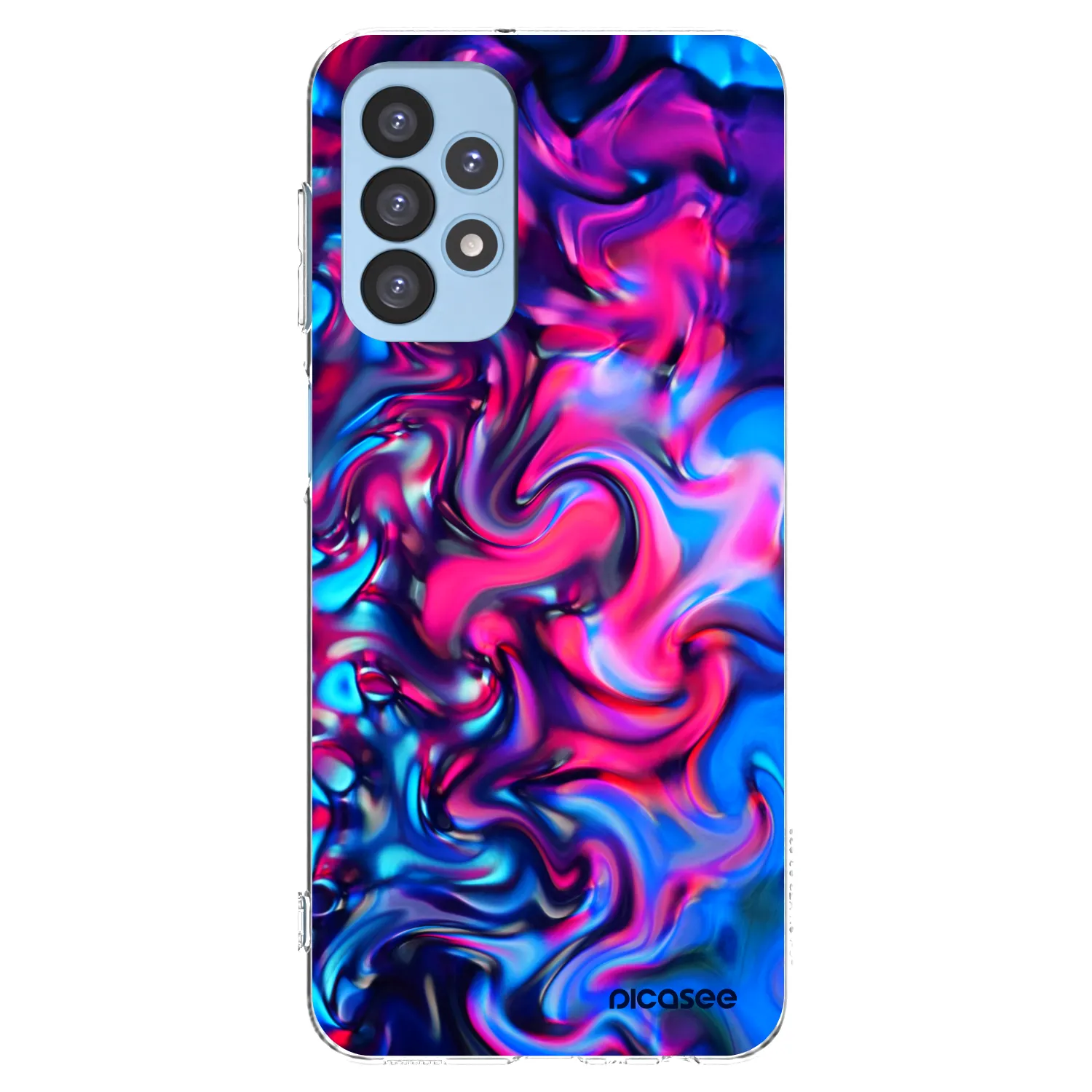 Picasee silikónový prehľadný obal pre Samsung Galaxy A23 A235F 4G - Redlight