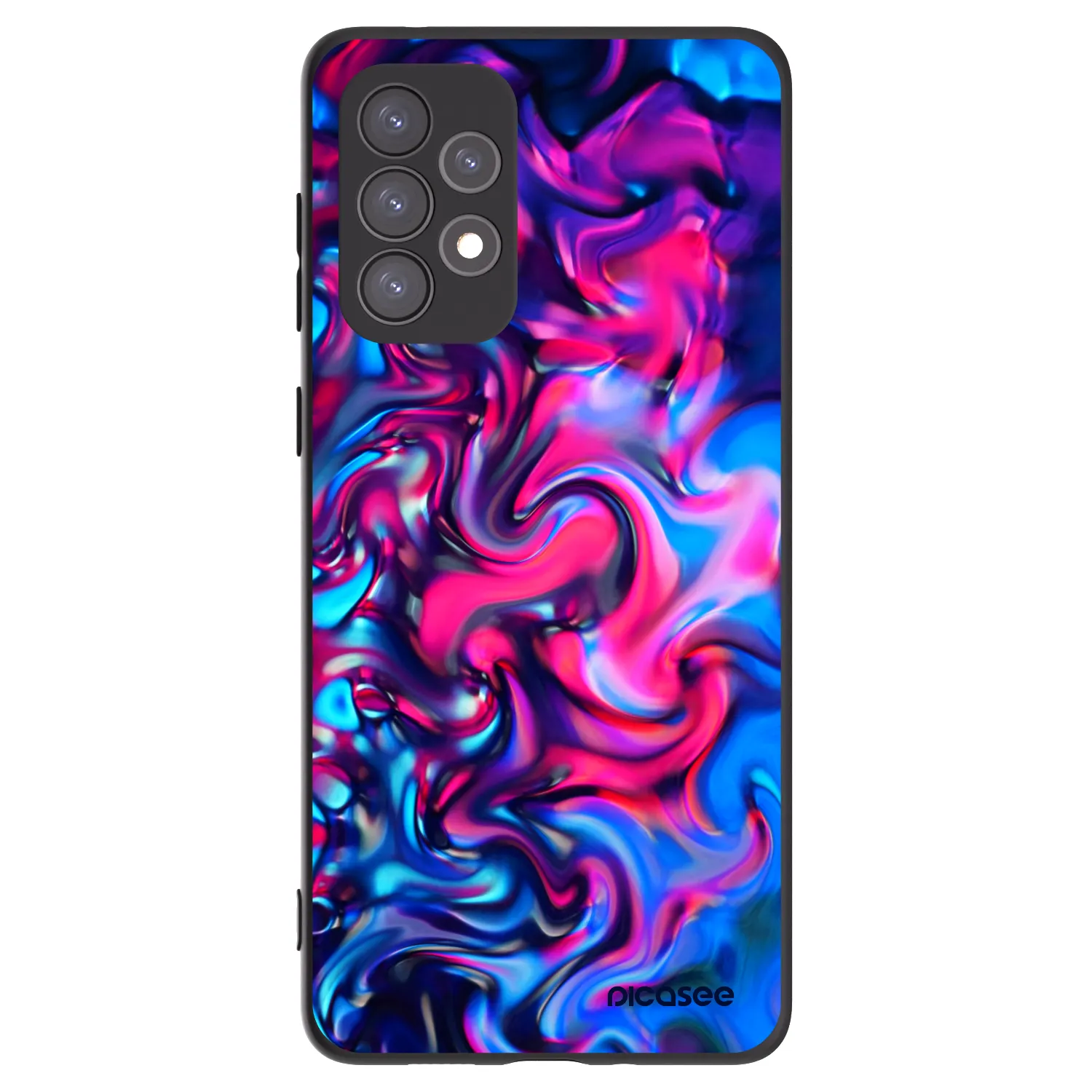 Picasee silikónový čierny obal pre Samsung Galaxy A73 5G - Redlight