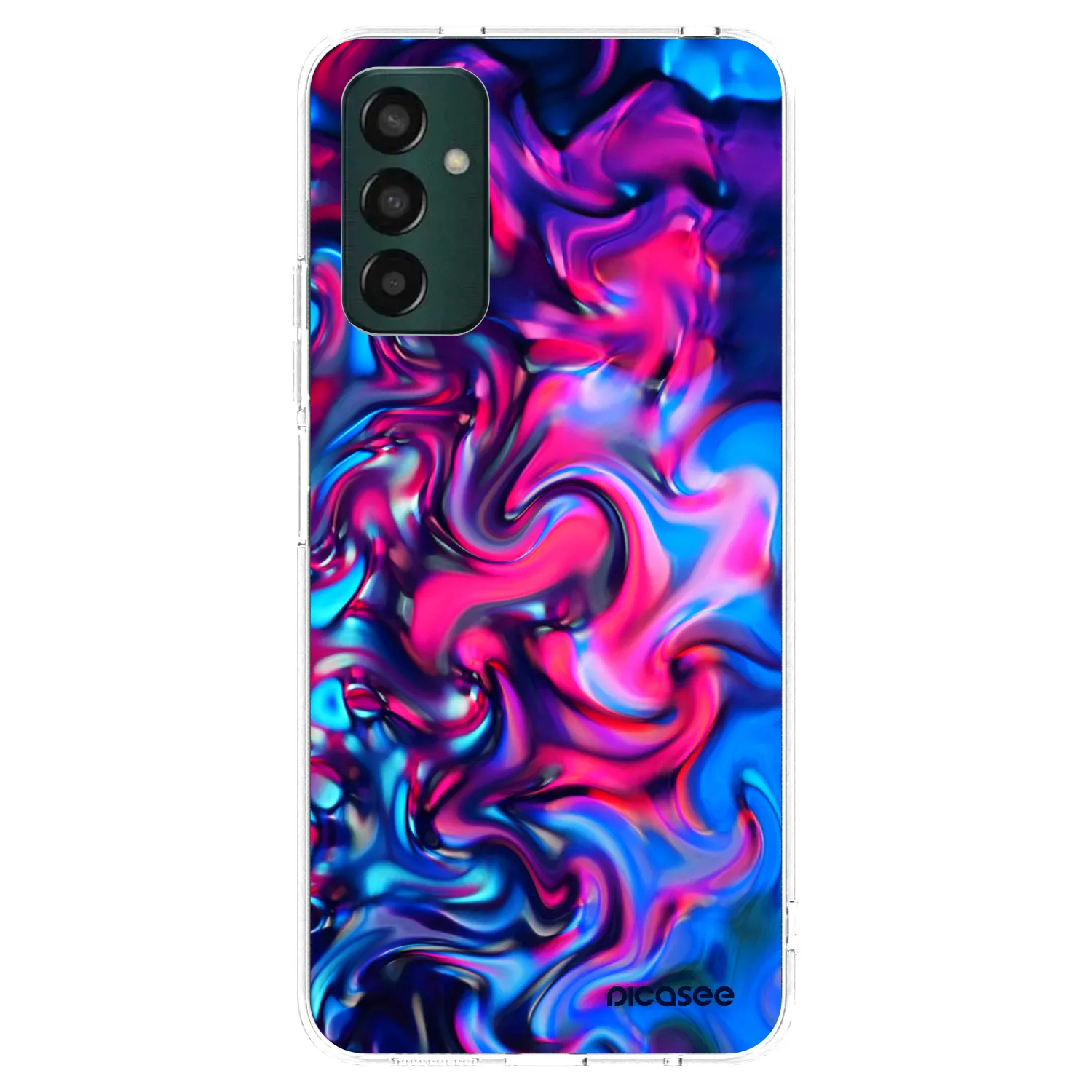 Picasee silikónový prehľadný obal pre Samsung Galaxy M23 5G - Redlight
