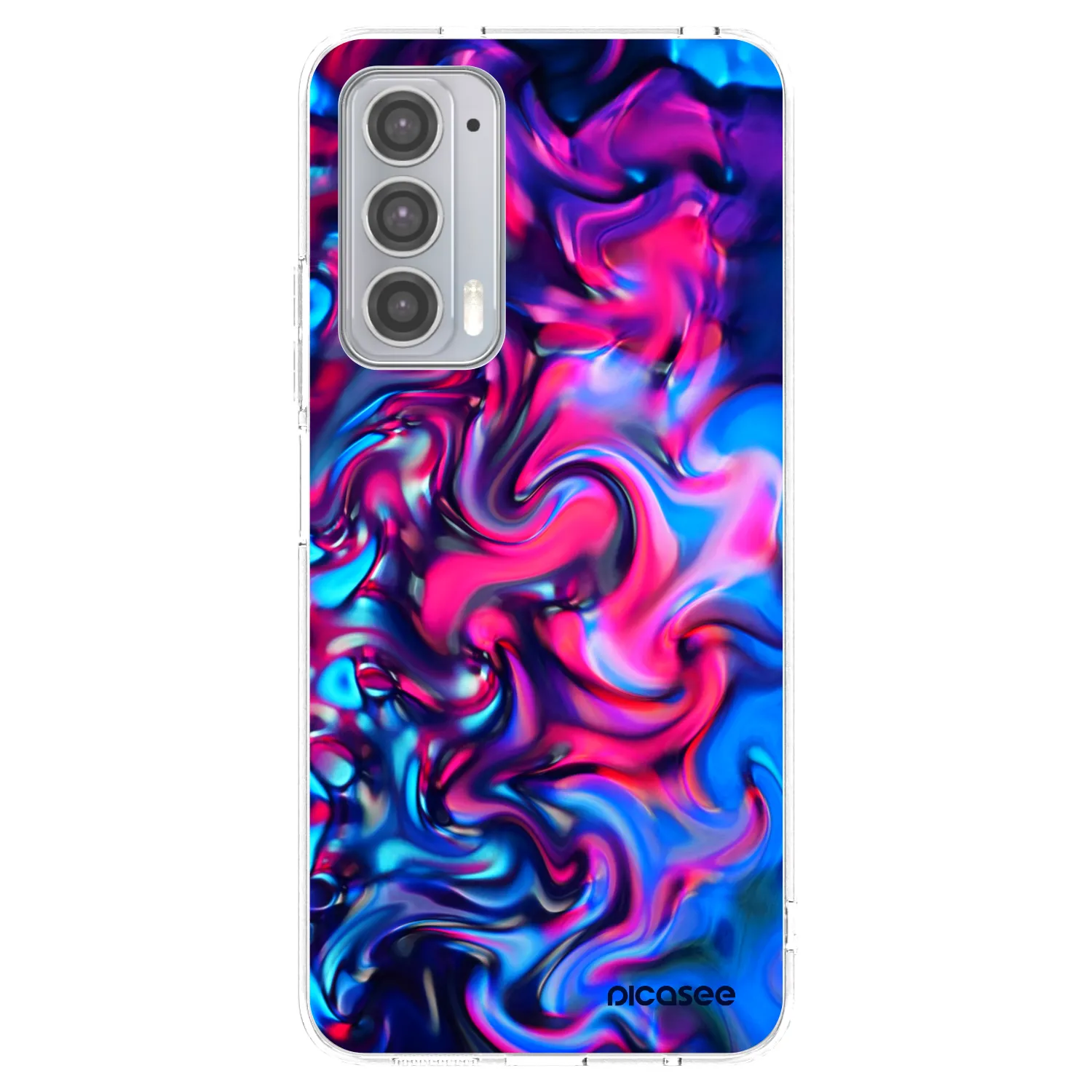 Picasee silikónový prehľadný obal pre Motorola Edge 20 - Redlight