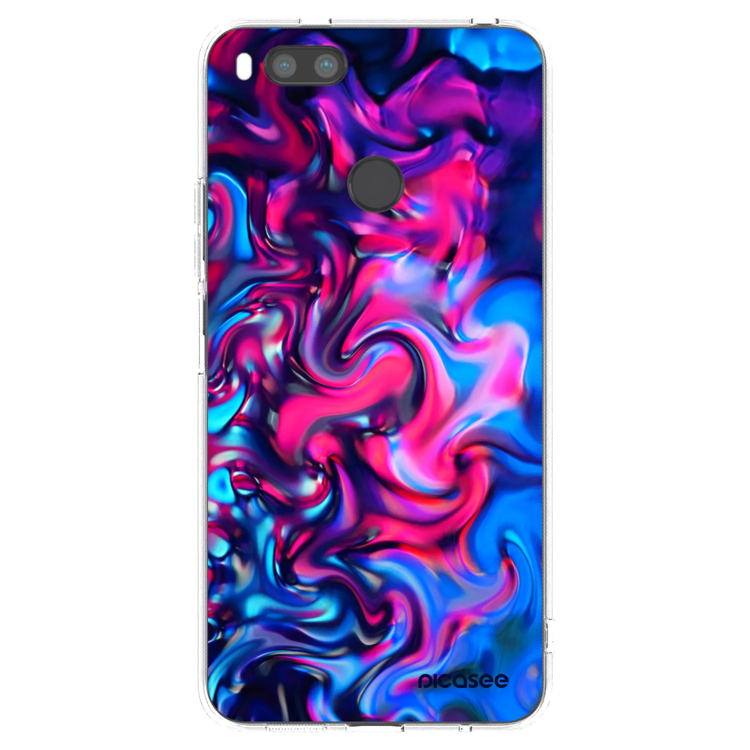 Picasee silikónový prehľadný obal pre Xiaomi Redmi A1 - Redlight