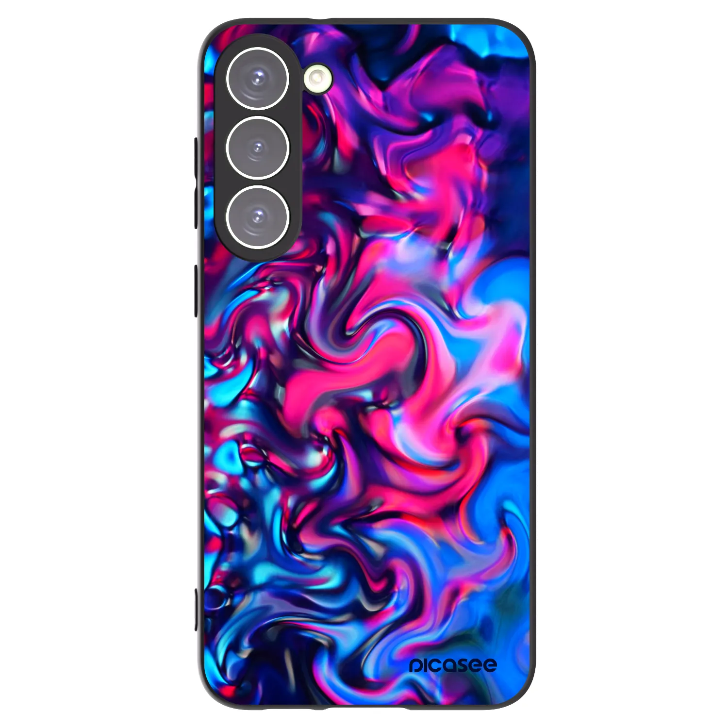 Picasee silikónový čierny obal pre Samsung Galaxy S23+ 5G - Redlight