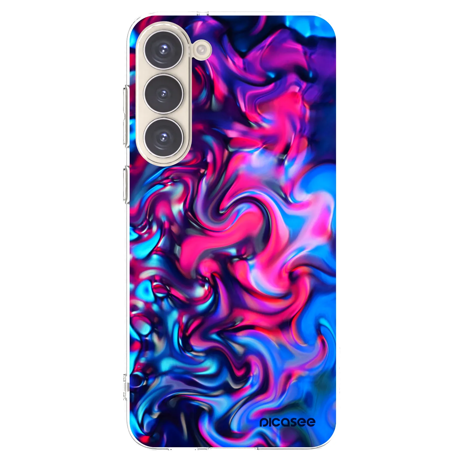 Picasee silikónový prehľadný obal pre Samsung Galaxy S23+ 5G - Redlight