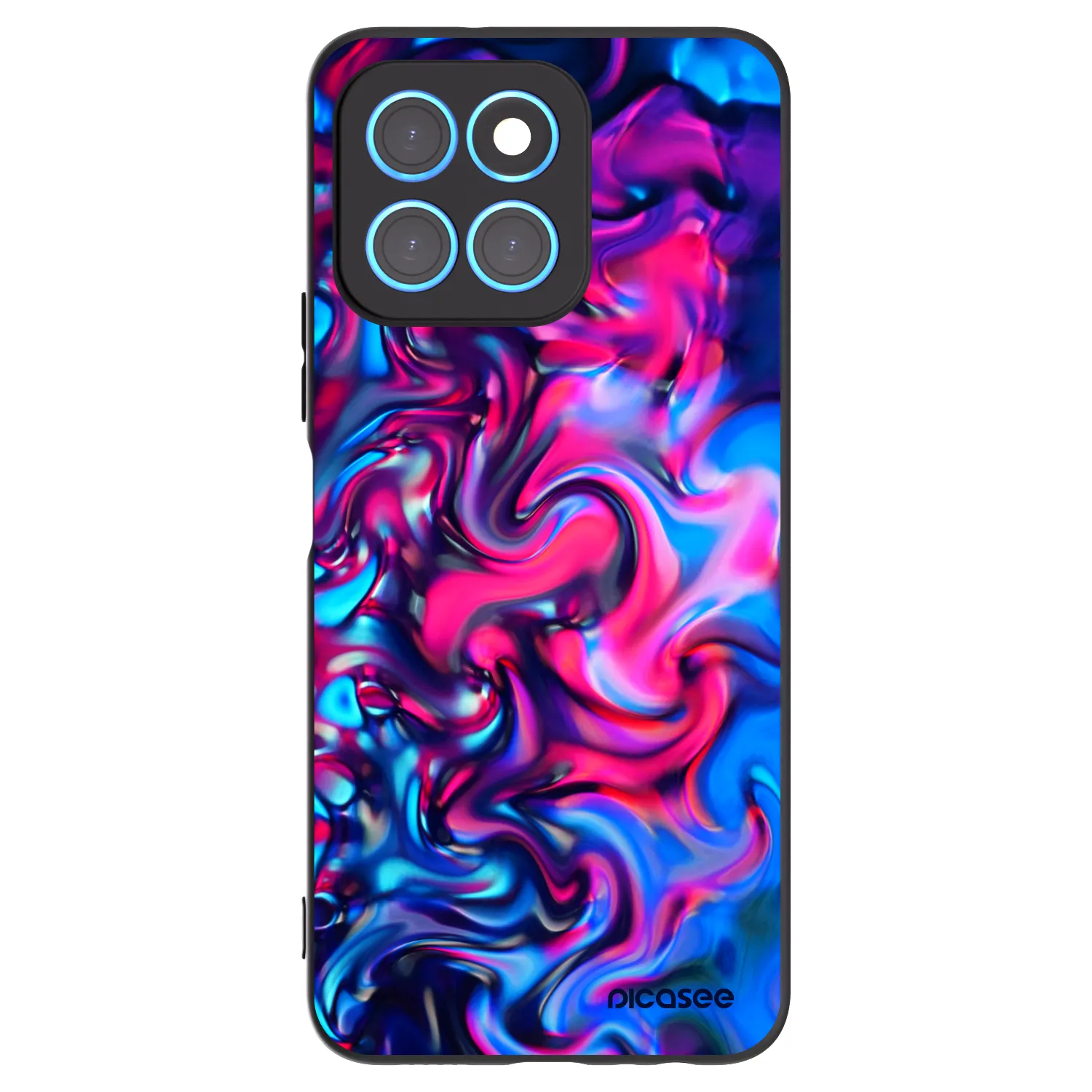 Picasee silikónový čierny obal pre Honor X6 - Redlight
