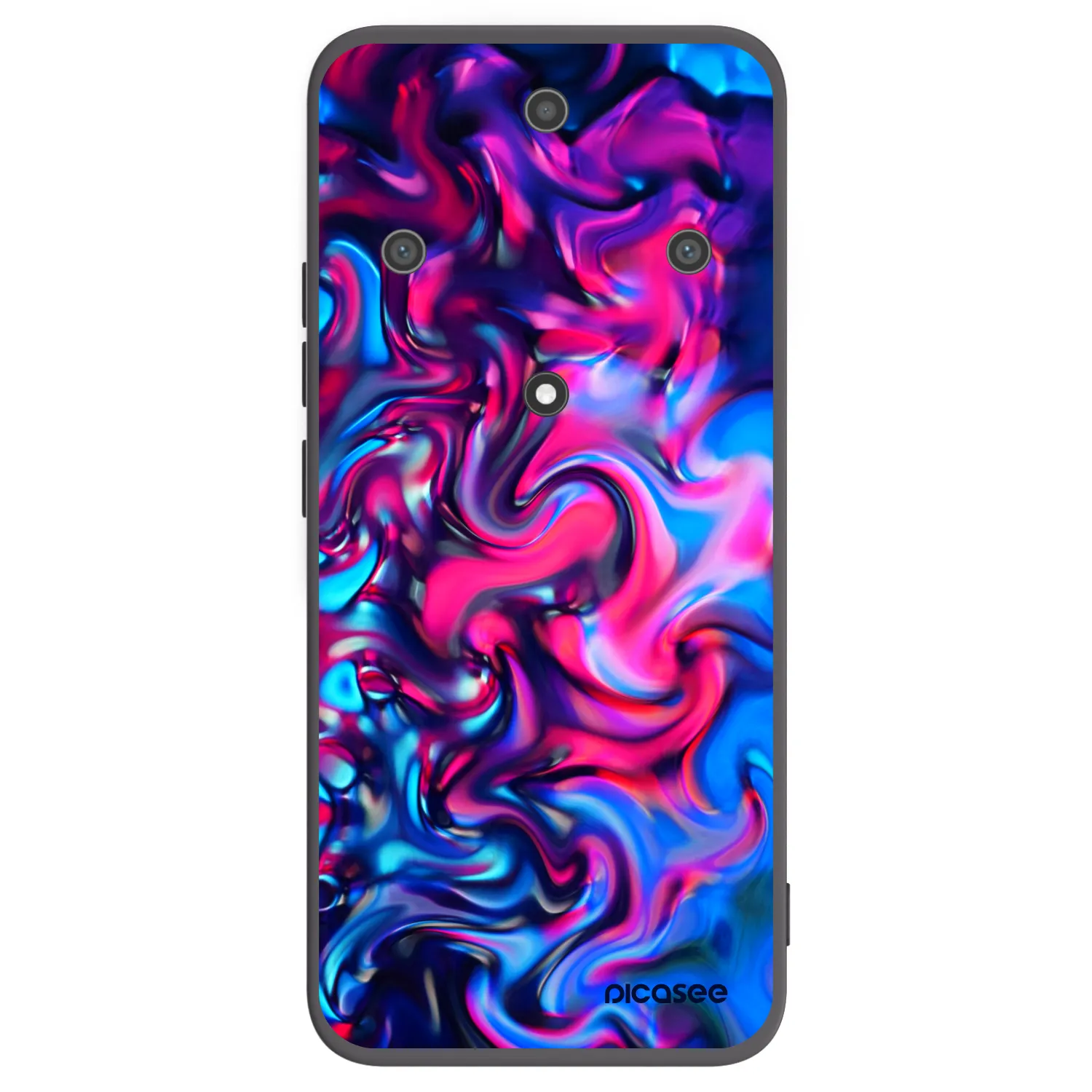Picasee silikónový čierny obal pre Honor Magic5 Lite 5G - Redlight