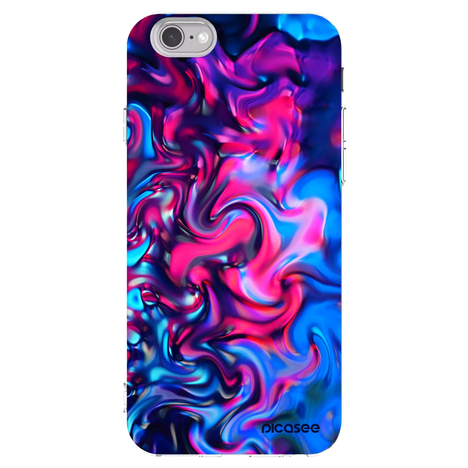 Picasee silikónový prehľadný obal pre Apple iPhone 6/6S - Redlight