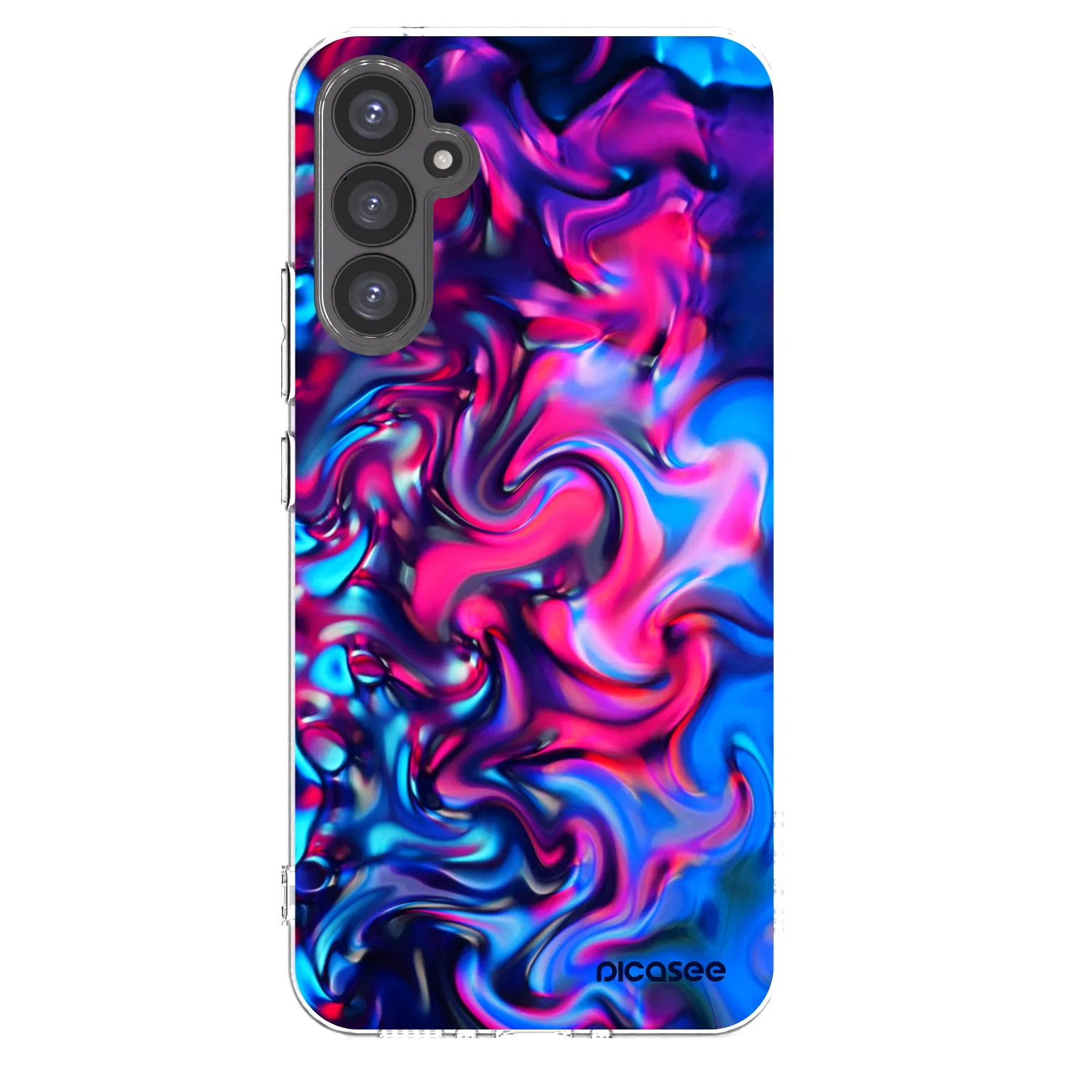 Picasee silikónový prehľadný obal pre Samsung Galaxy A34 5G A346B - Redlight