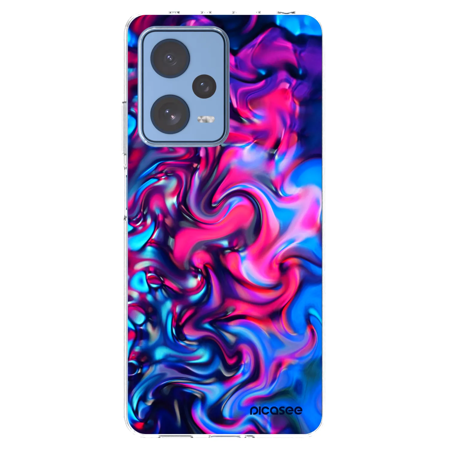 Picasee silikónový prehľadný obal pre Xiaomi Redmi Note 12 Pro 5G - Redlight