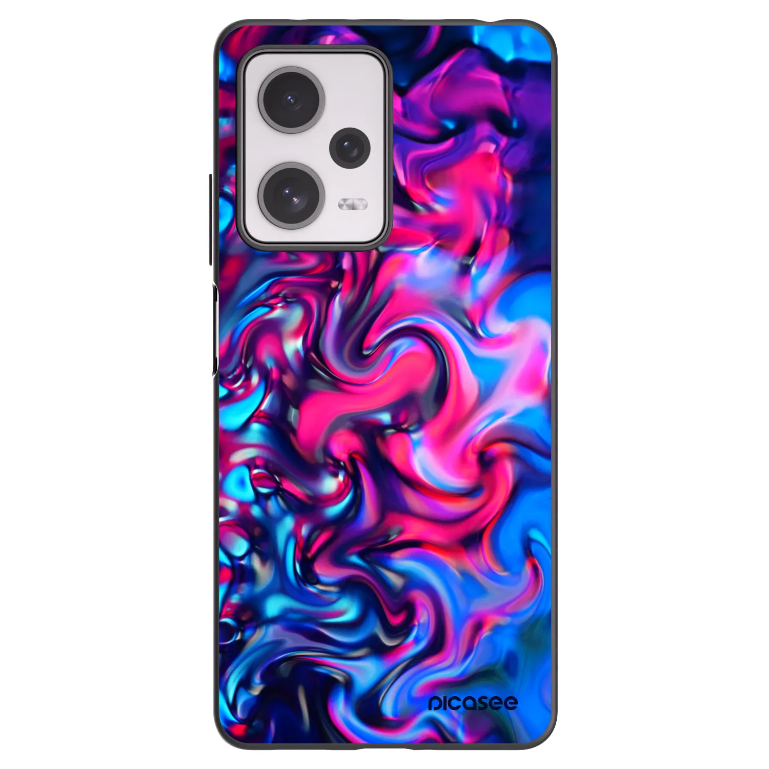 Picasee silikónový čierny obal pre Xiaomi Redmi Note 12 Pro+ 5G - Redlight