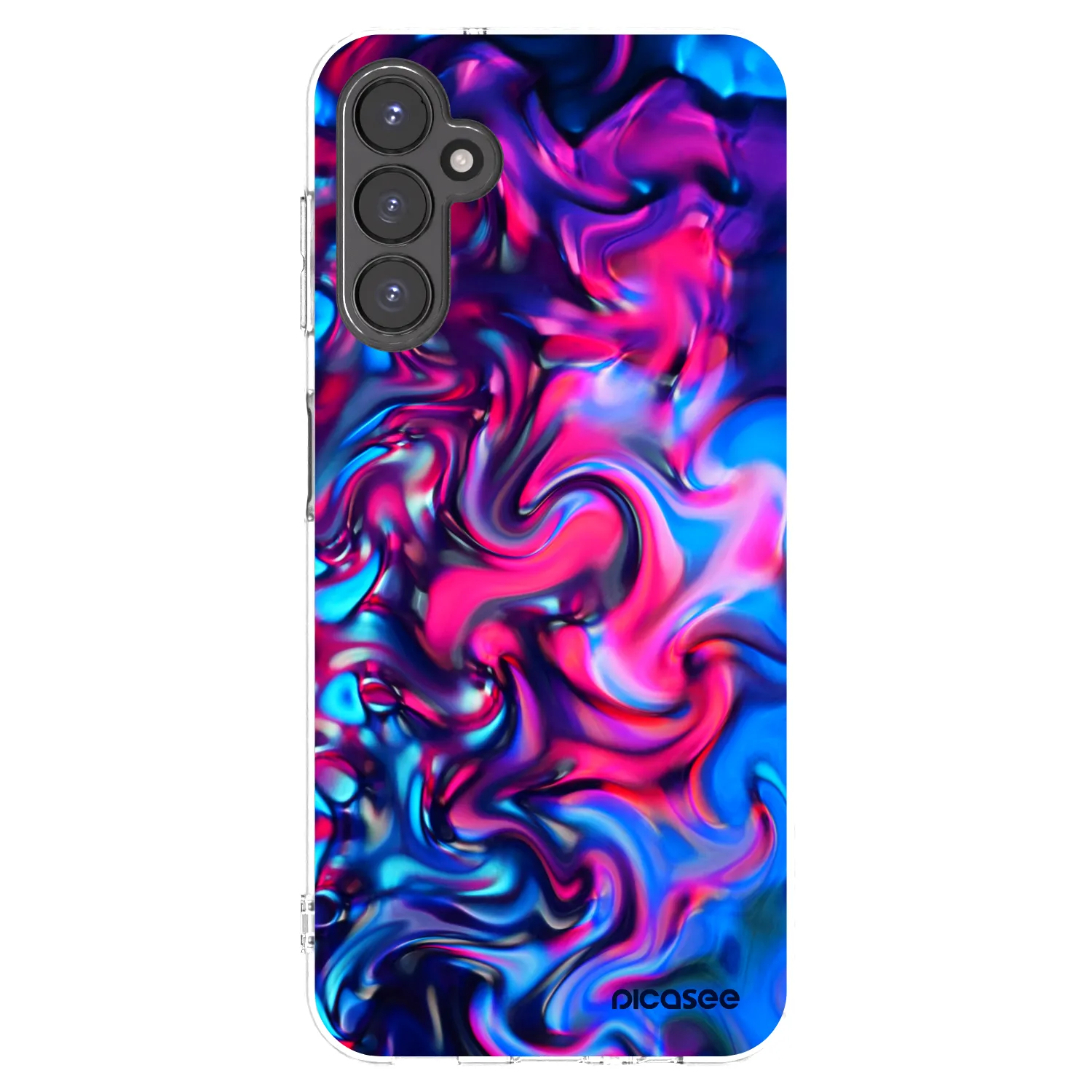 Picasee silikónový prehľadný obal pre Samsung Galaxy A14 5G A146P - Redlight