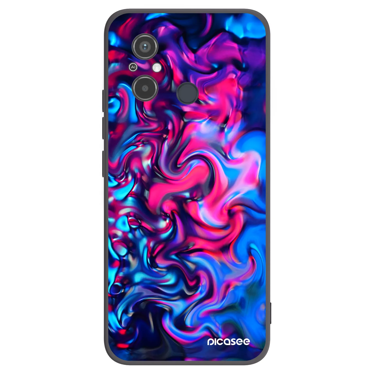 Picasee silikónový čierny obal pre Xiaomi Redmi 12C - Redlight