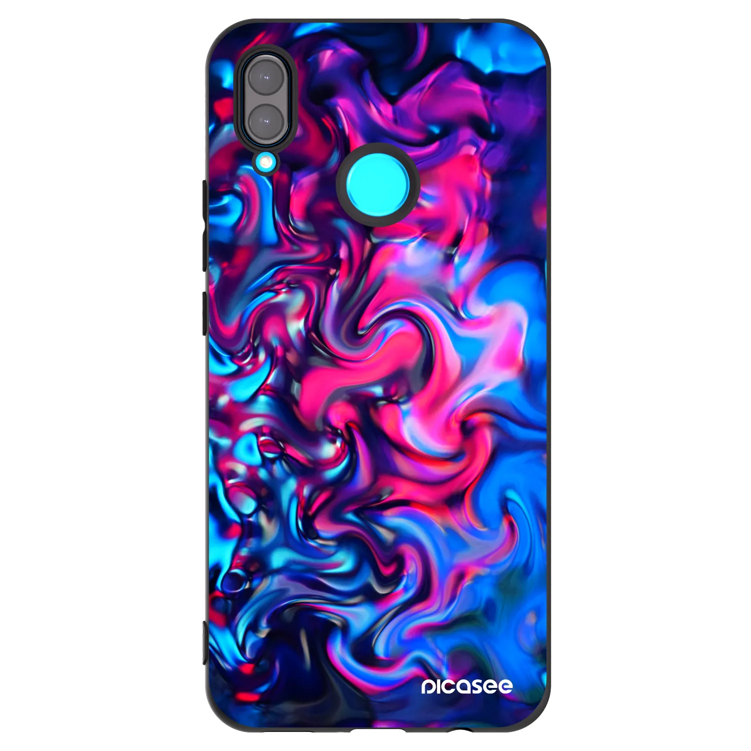 Picasee silikónový čierny obal pre Huawei Nova 3 - Redlight