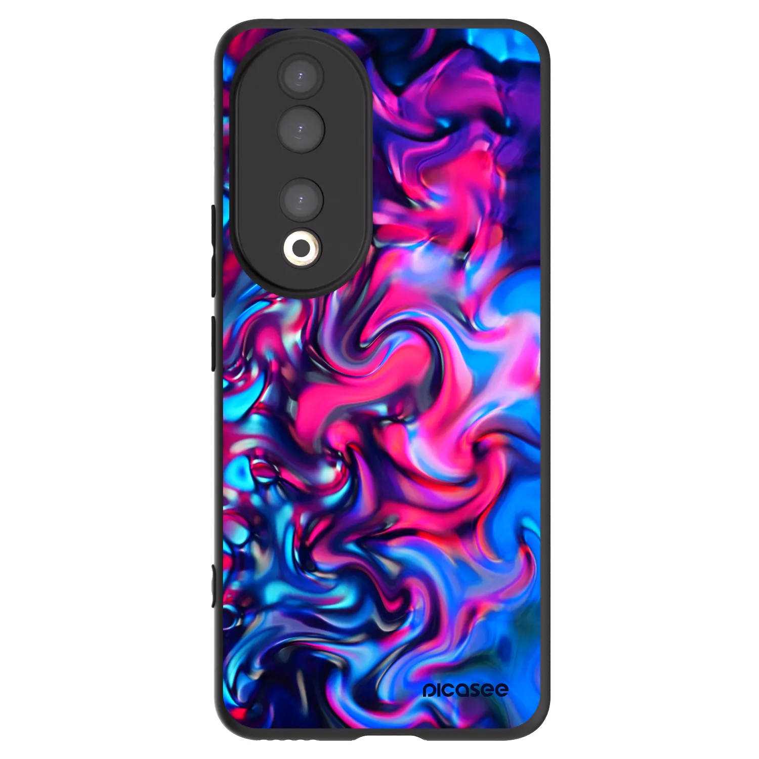 Picasee silikónový čierny obal pre Honor 90 5G - Redlight