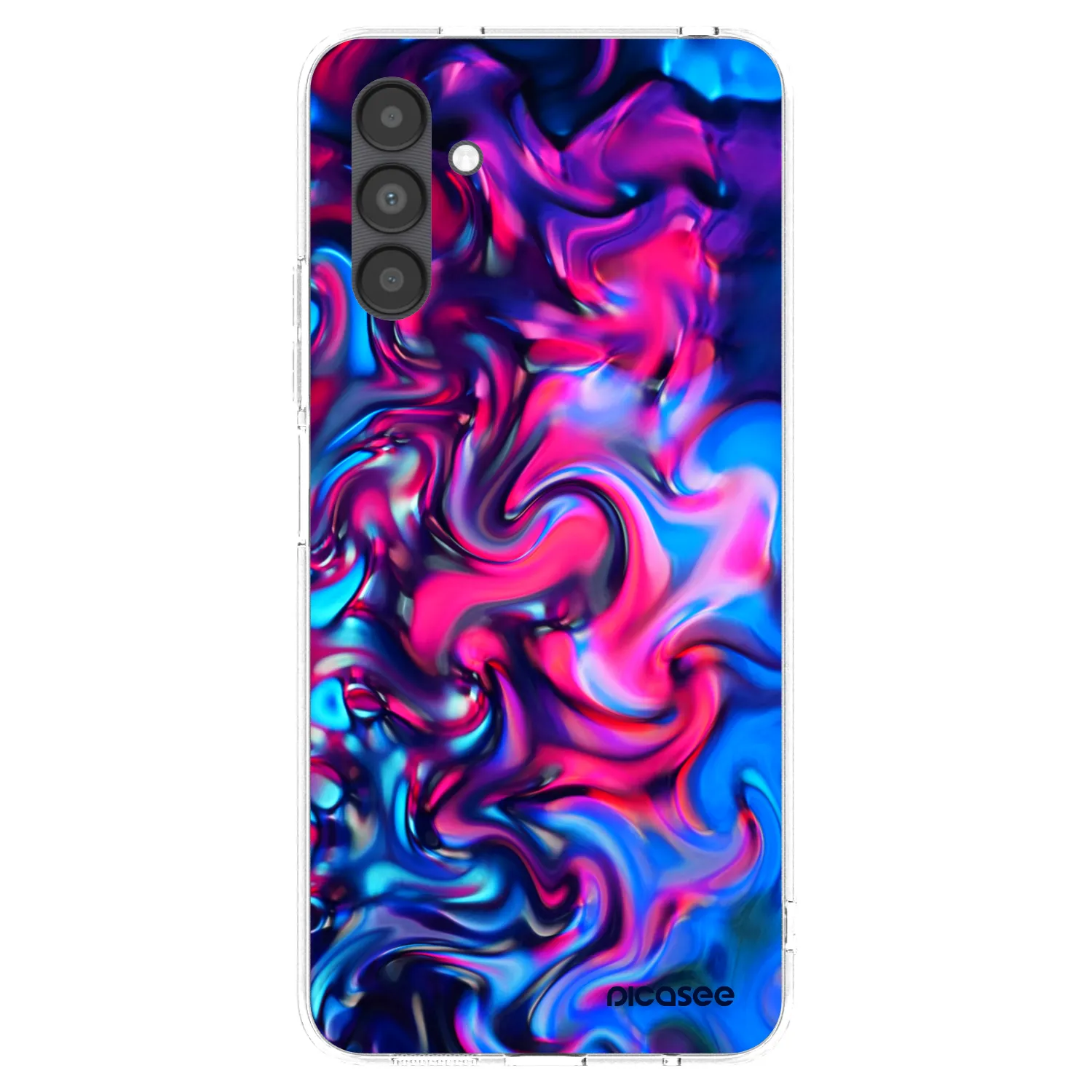 Picasee silikónový prehľadný obal pre Samsung Galaxy A04s A047F - Redlight