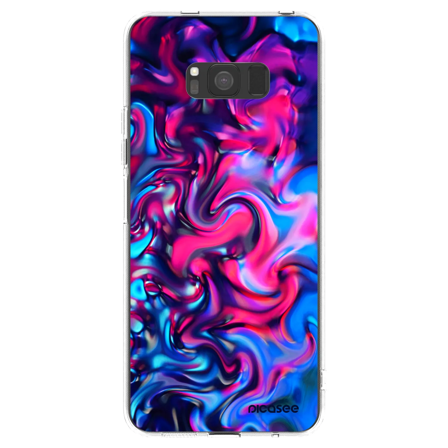 Picasee silikónový prehľadný obal pre Samsung Galaxy S8 G950F - Redlight