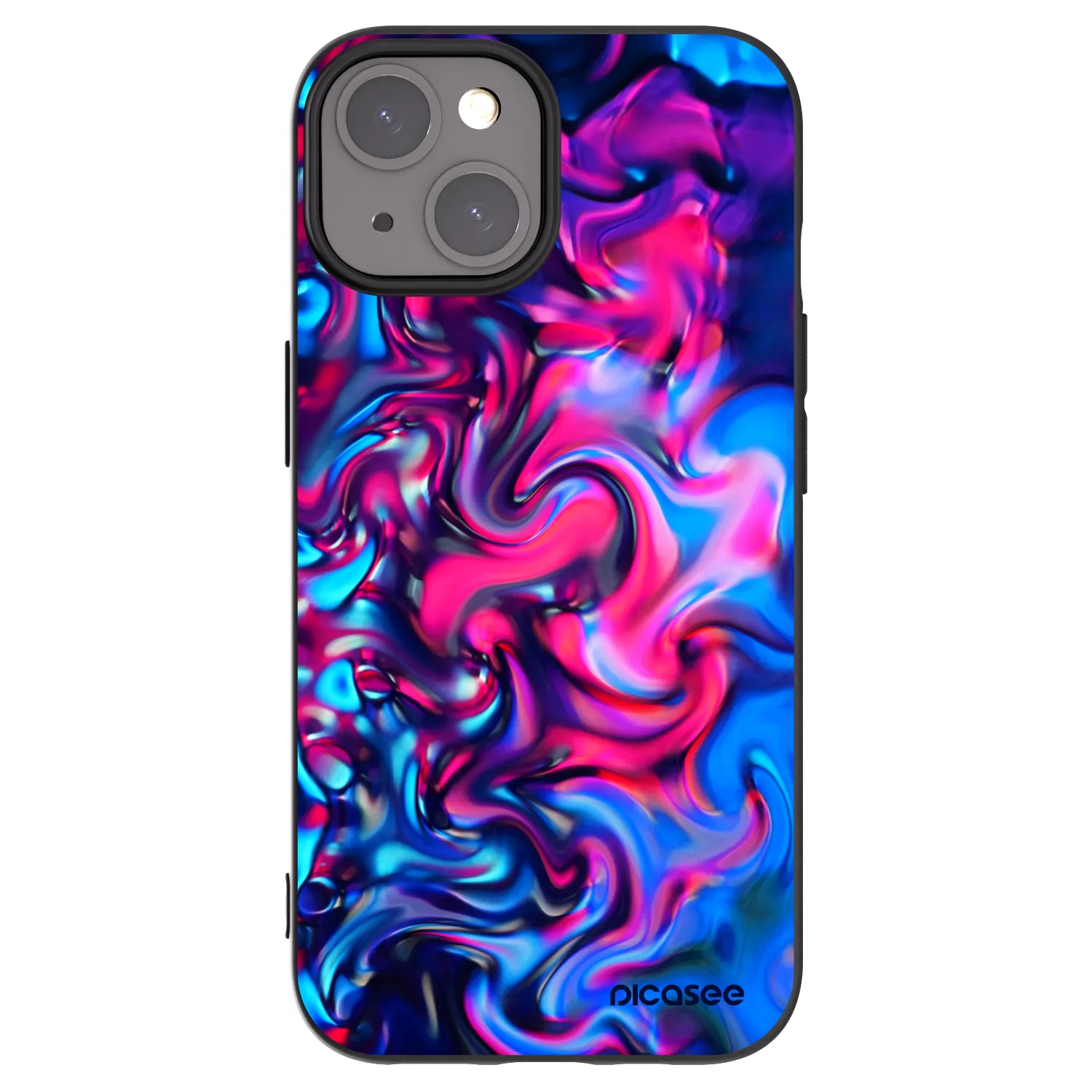 Silikónový čierny obal pre Apple iPhone 15 - Redlight