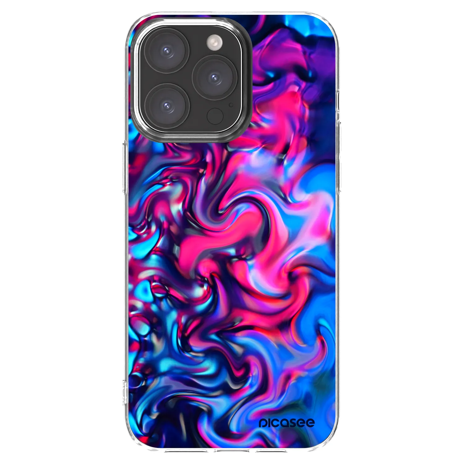 Silikónový prehľadný obal pre Apple iPhone 15 Pro Max - Redlight