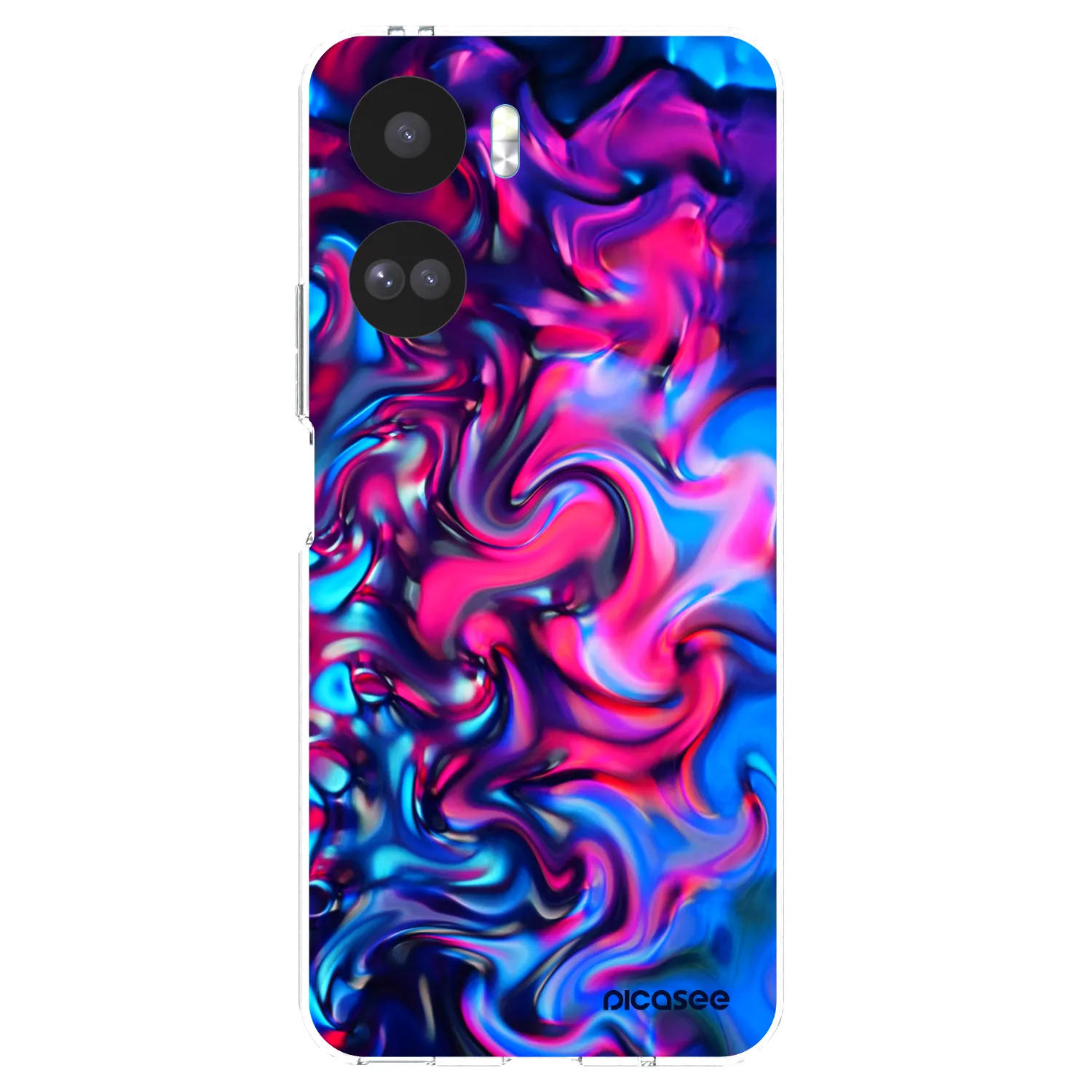 Picasee silikónový prehľadný obal pre Honor 90 Lite 5G - Redlight
