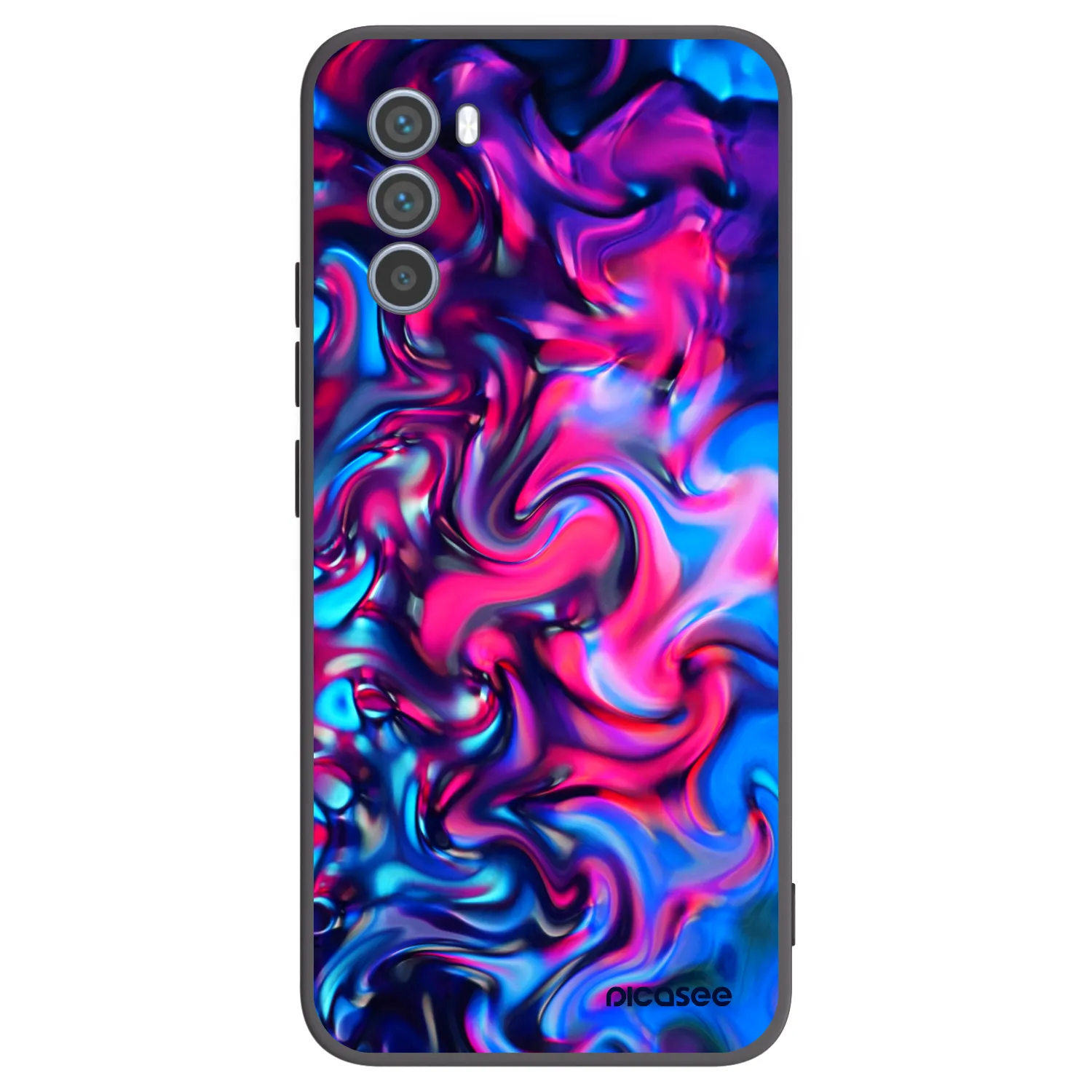 Picasee silikónový čierny obal pre Motorola Moto G62 - Redlight