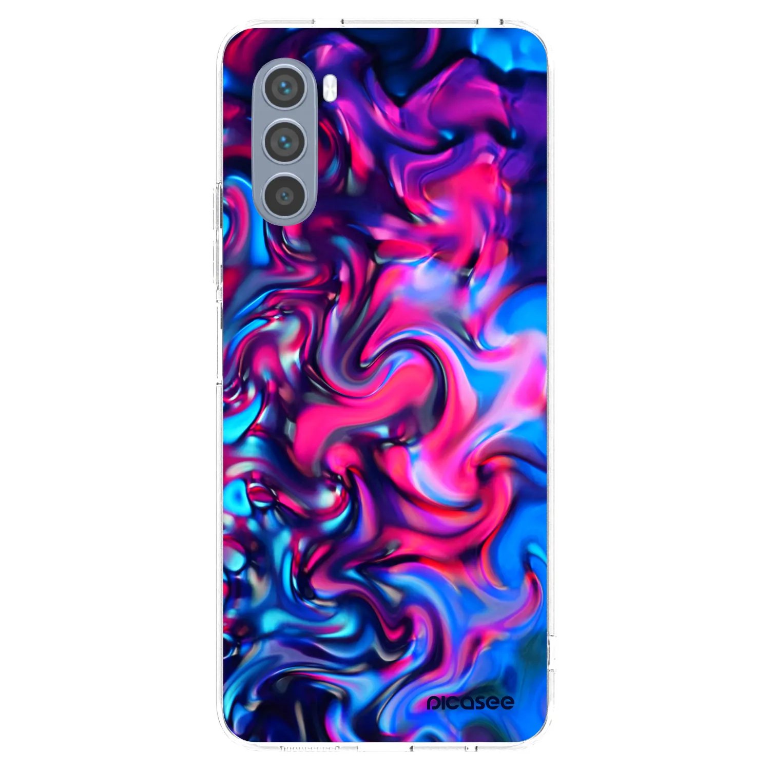 Silikónový prehľadný obal pre Motorola Moto G62 - Redlight