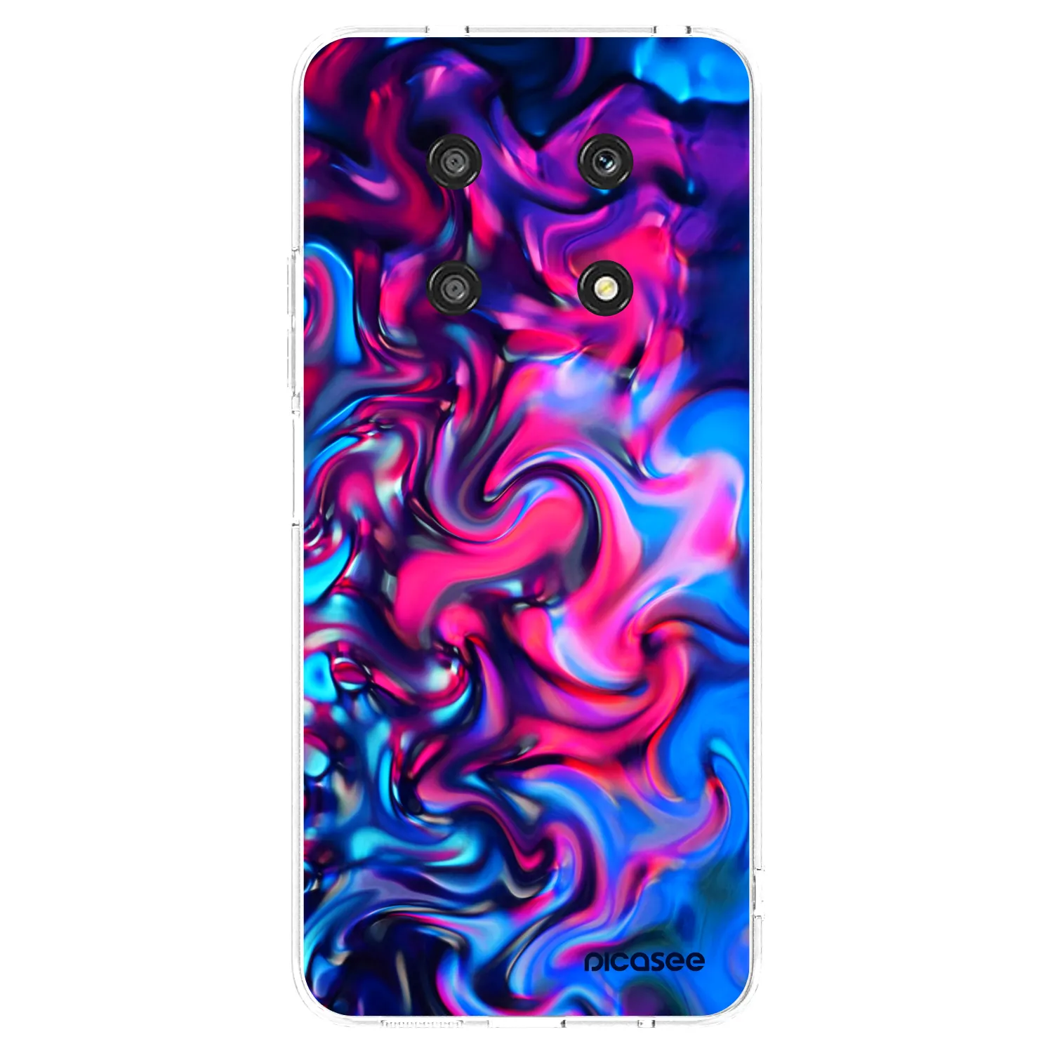 Picasee silikónový prehľadný obal pre Honor Magic4 Lite 5G - Redlight