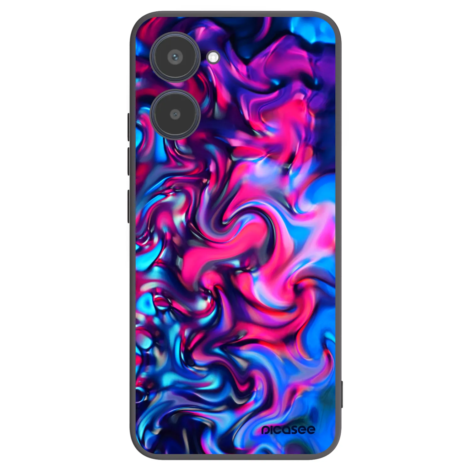 Picasee silikónový čierny obal pre Realme 10 4G - Redlight