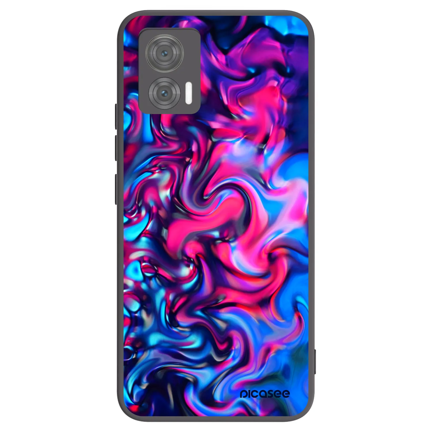 Picasee silikónový čierny obal pre Motorola Edge 30 Neo - Redlight