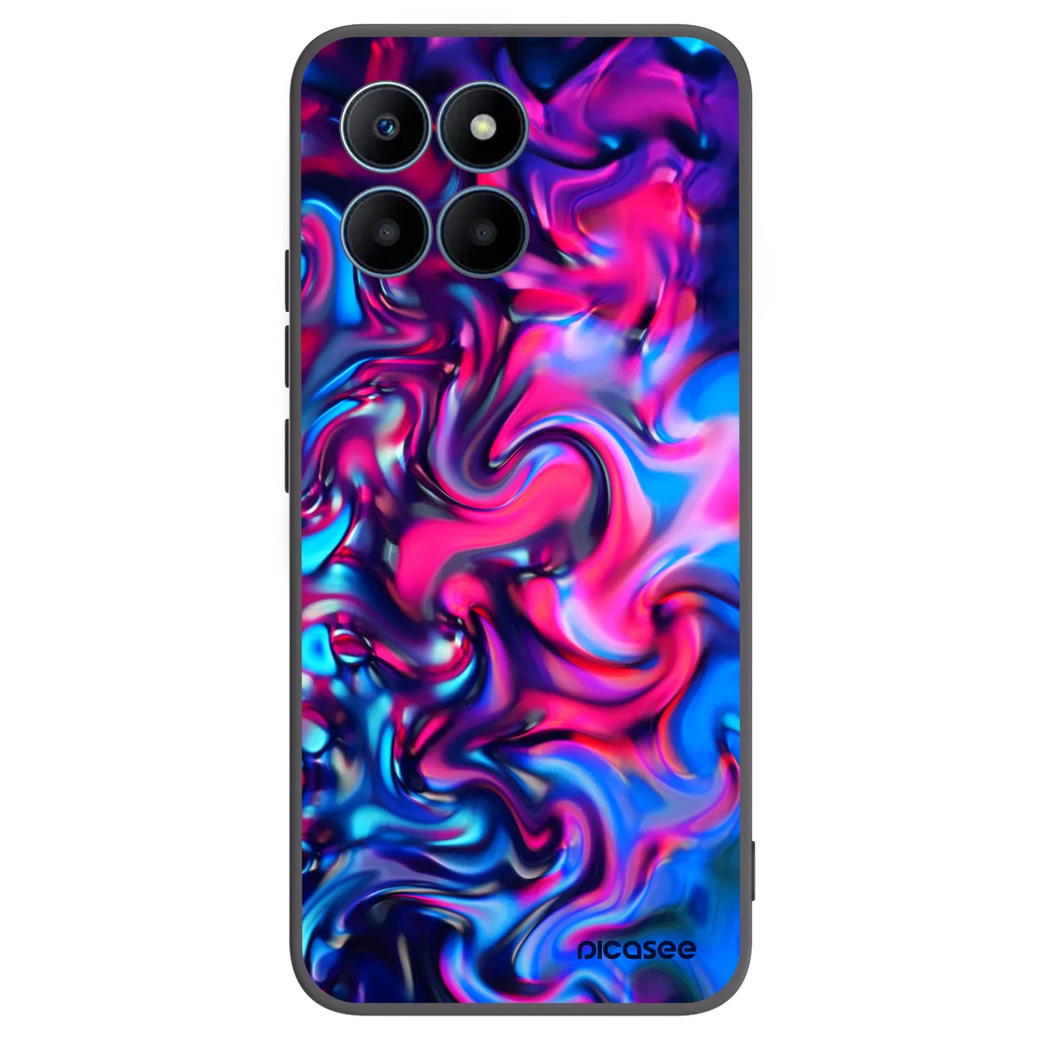 Picasee silikónový čierny obal pre Honor 70 Lite - Redlight