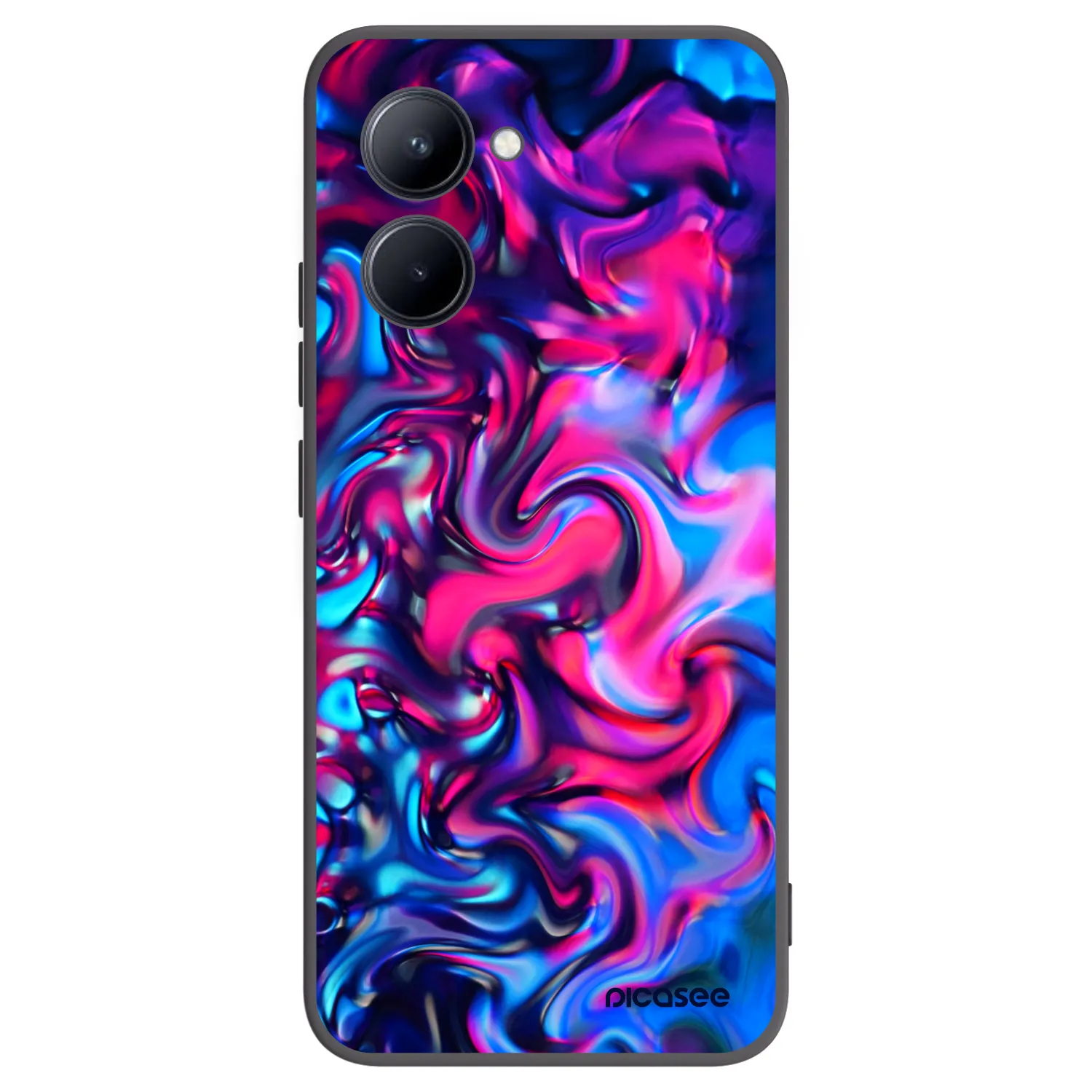 Picasee silikónový čierny obal pre Realme C33 (2023) - Redlight