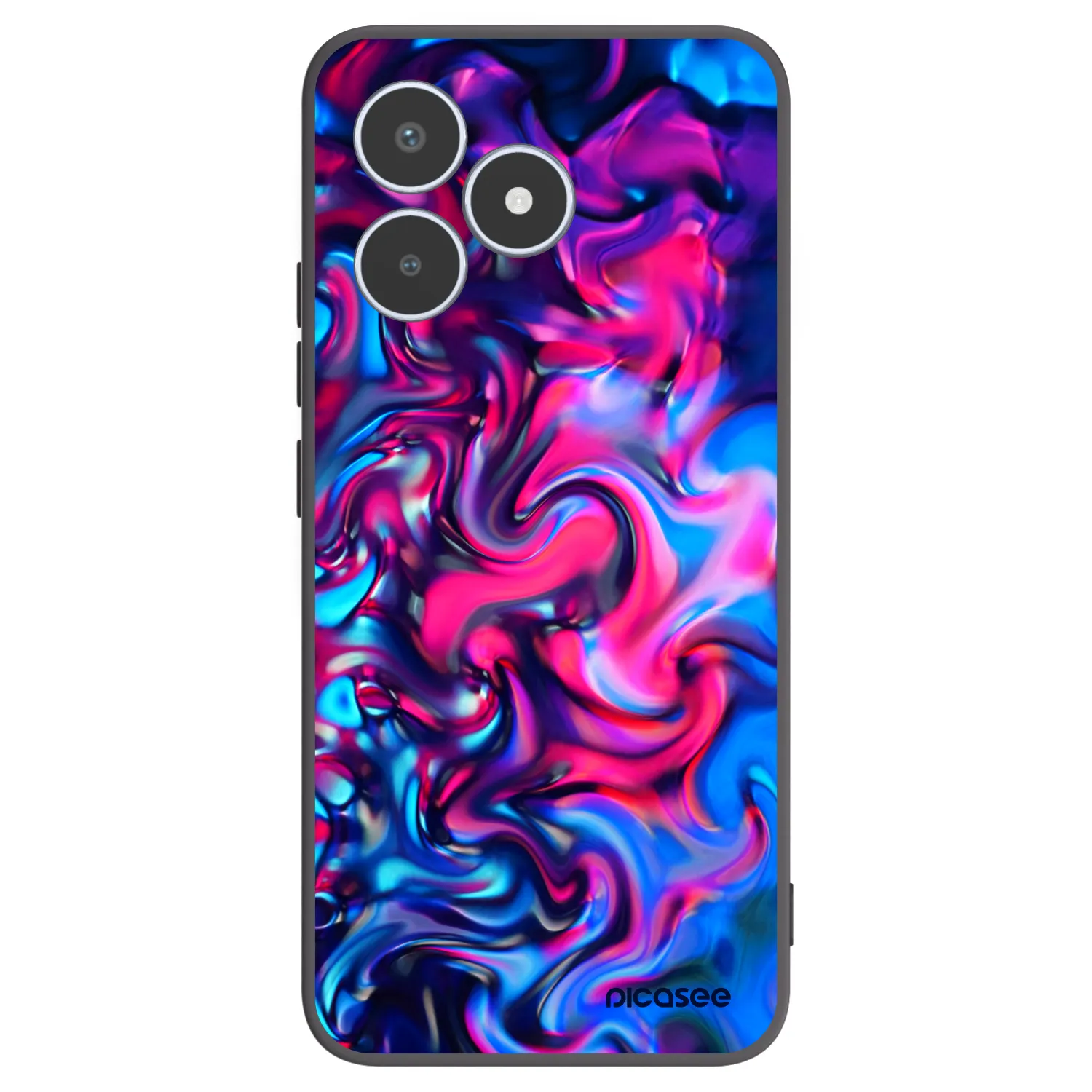 Picasee silikónový čierny obal pre Realme C53 - Redlight