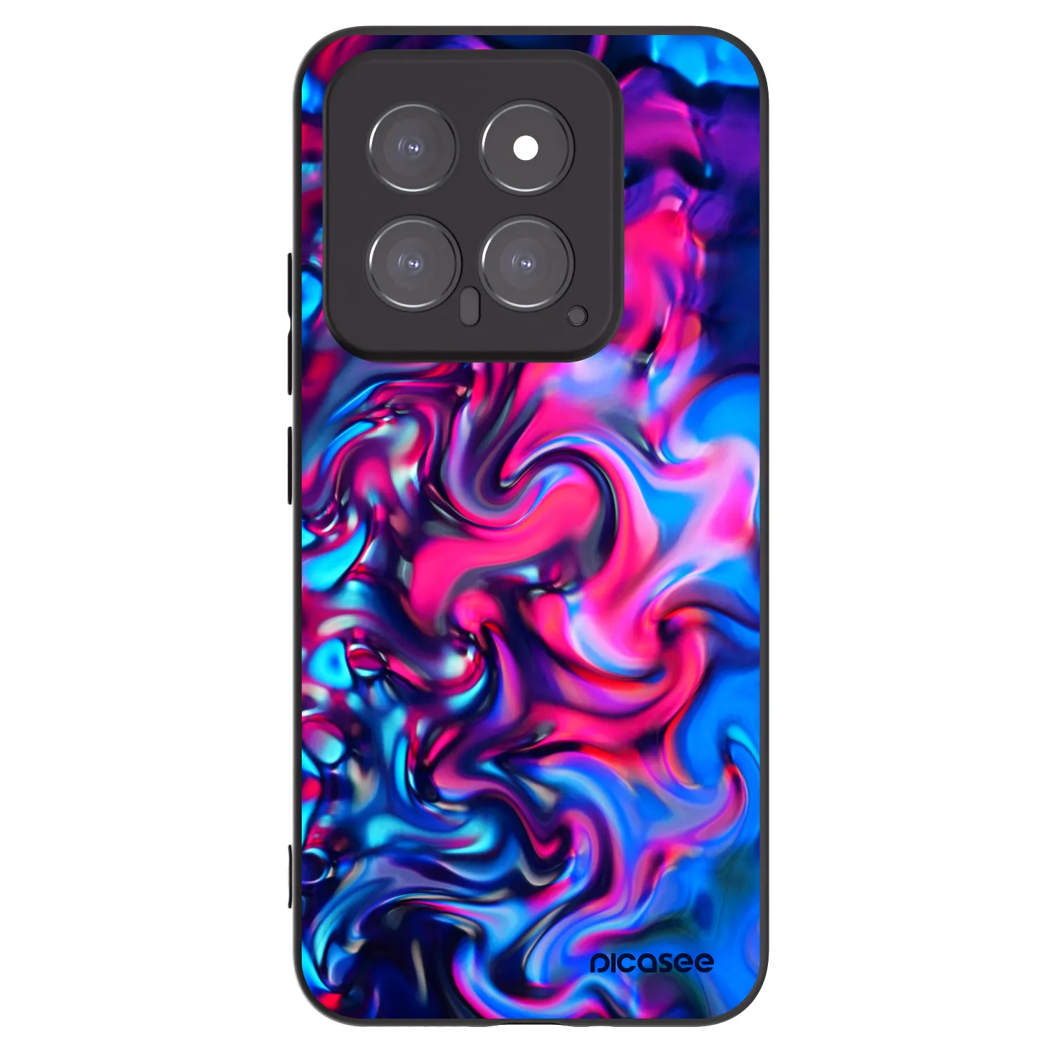 Picasee silikónový čierny obal pre Xiaomi 14 - Redlight