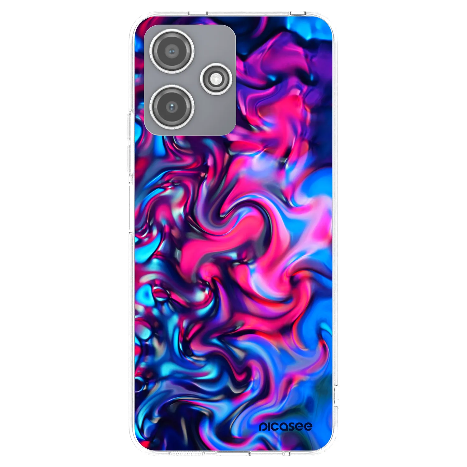 Picasee silikónový prehľadný obal pre Xiaomi Redmi 12 5G - Redlight