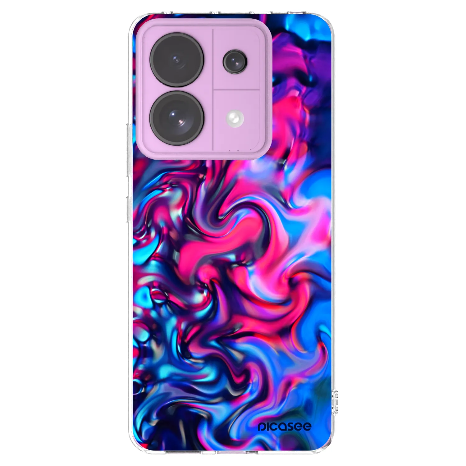 Picasee silikónový prehľadný obal pre Xiaomi Redmi Note 13 Pro 5G - Redlight