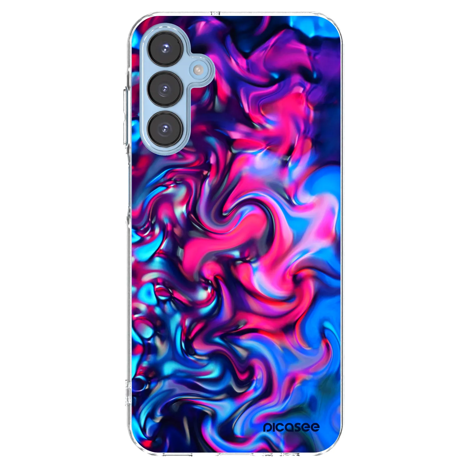 Picasee silikónový prehľadný obal pre Samsung Galaxy A15 A156B 5G - Redlight