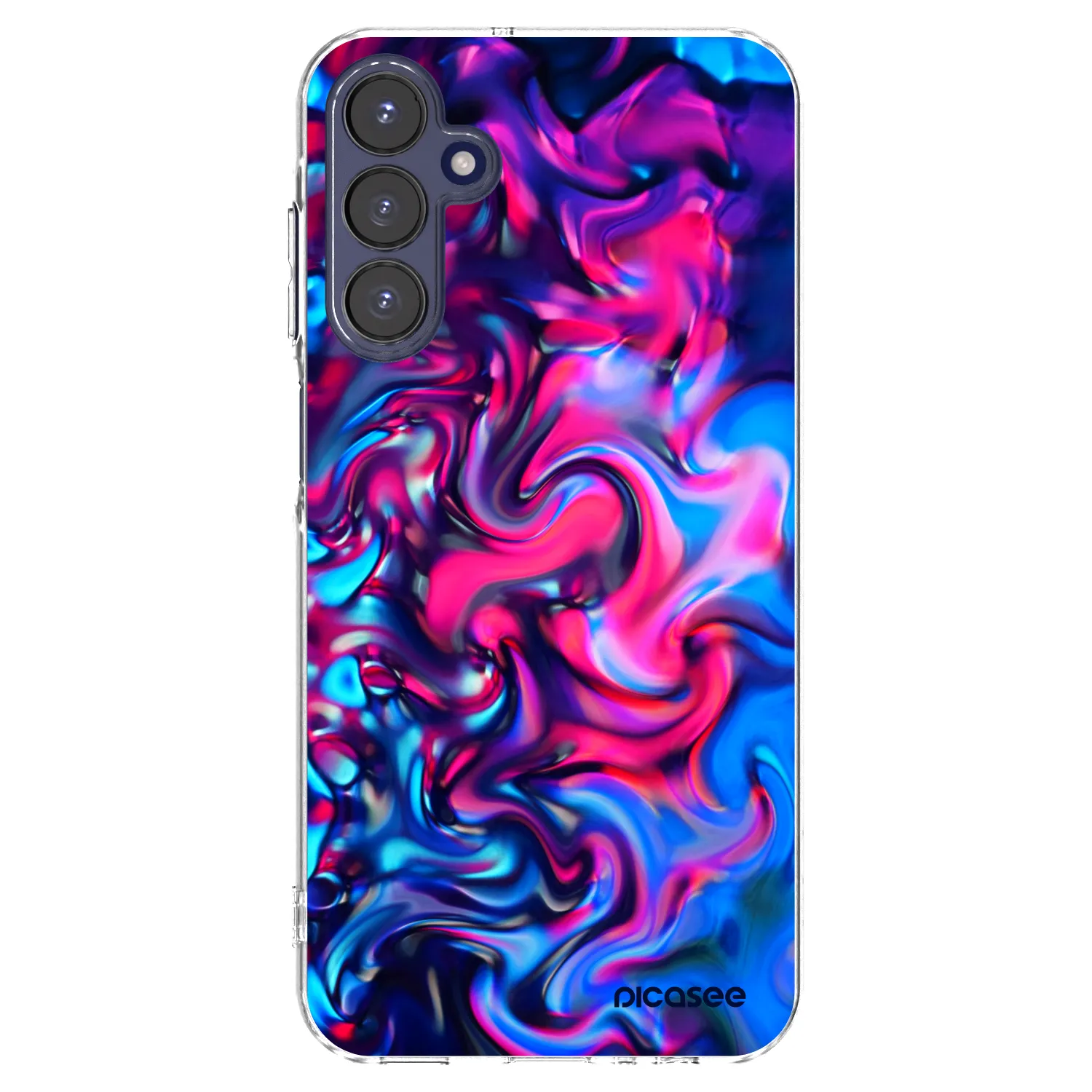 Picasee silikónový prehľadný obal pre Samsung Galaxy A15 A155F 4G - Redlight