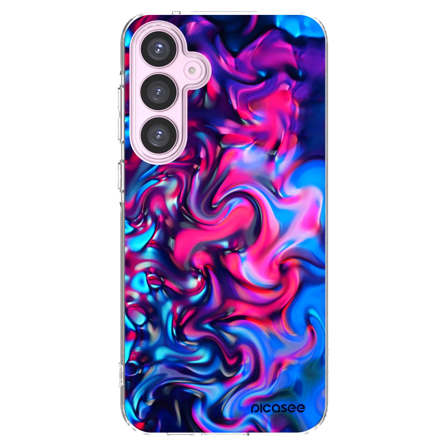 Picasee silikónový prehľadný obal pre Samsung Galaxy A55 5G A556B - Redlight