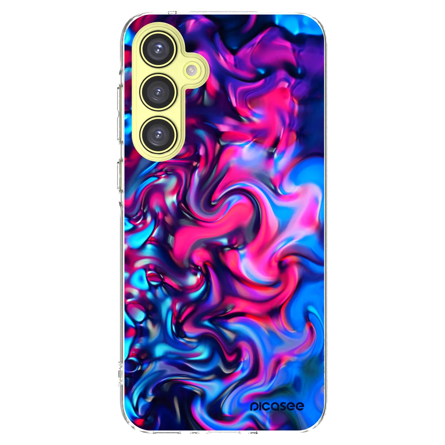 Picasee silikónový prehľadný obal pre Samsung Galaxy A35 5G A356B - Redlight